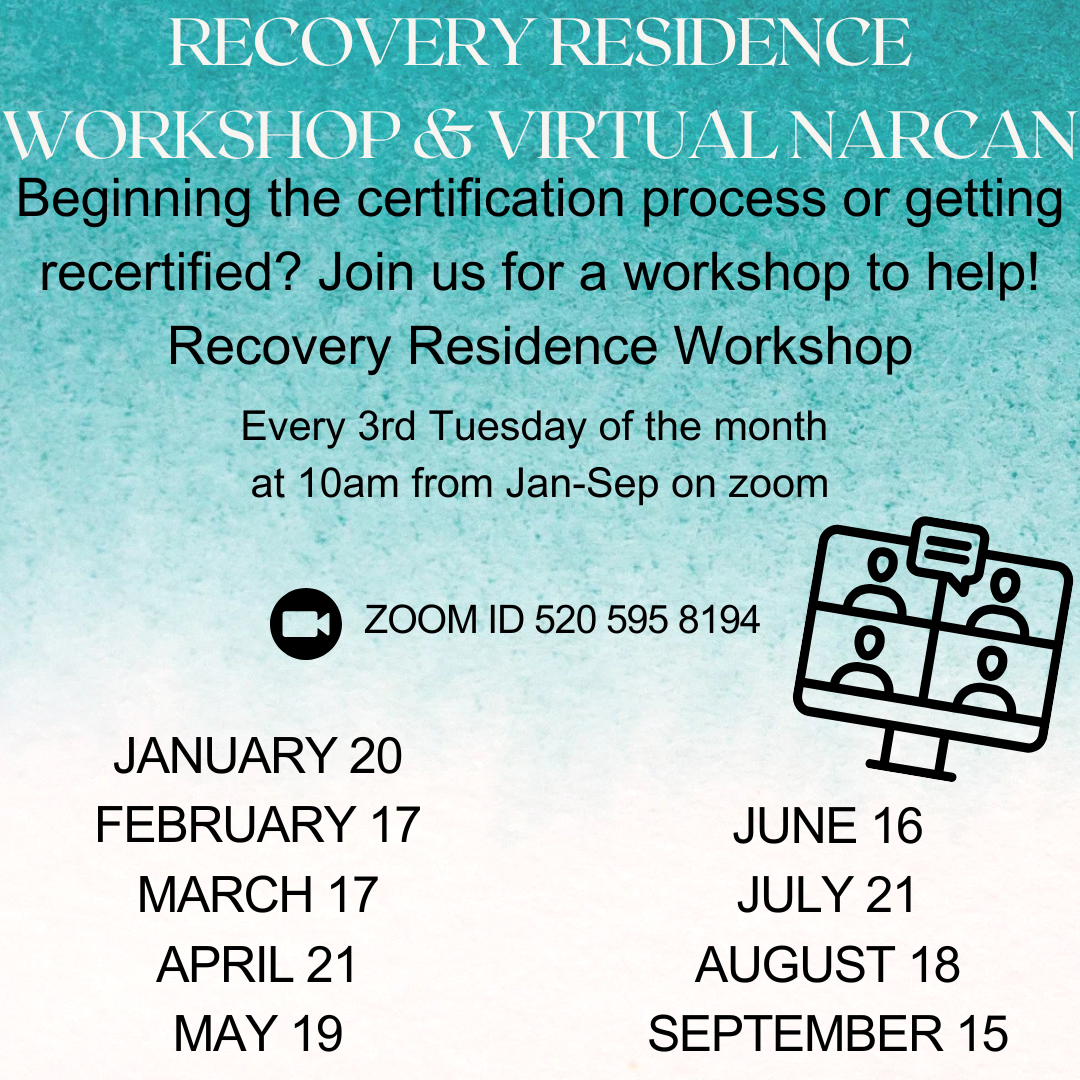Recovery Residence Workshop
