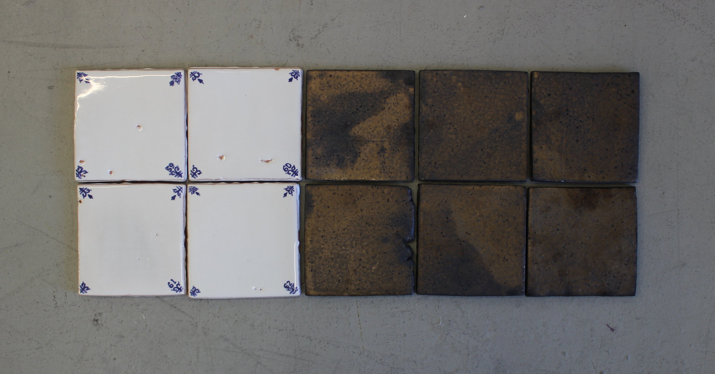 Blank Delft Tiles + Manganese Tiles