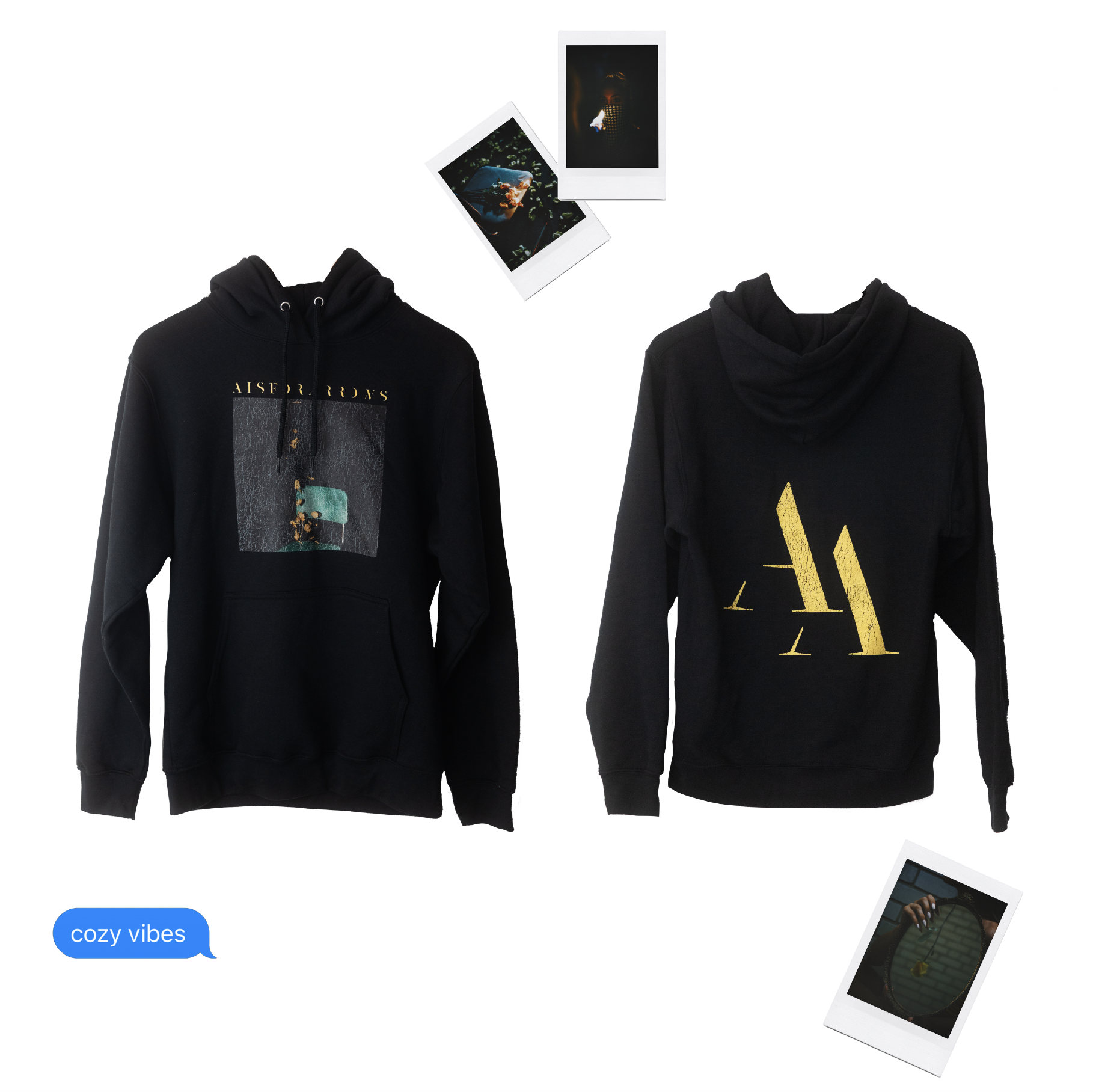 Roses Hoodie with AA Back