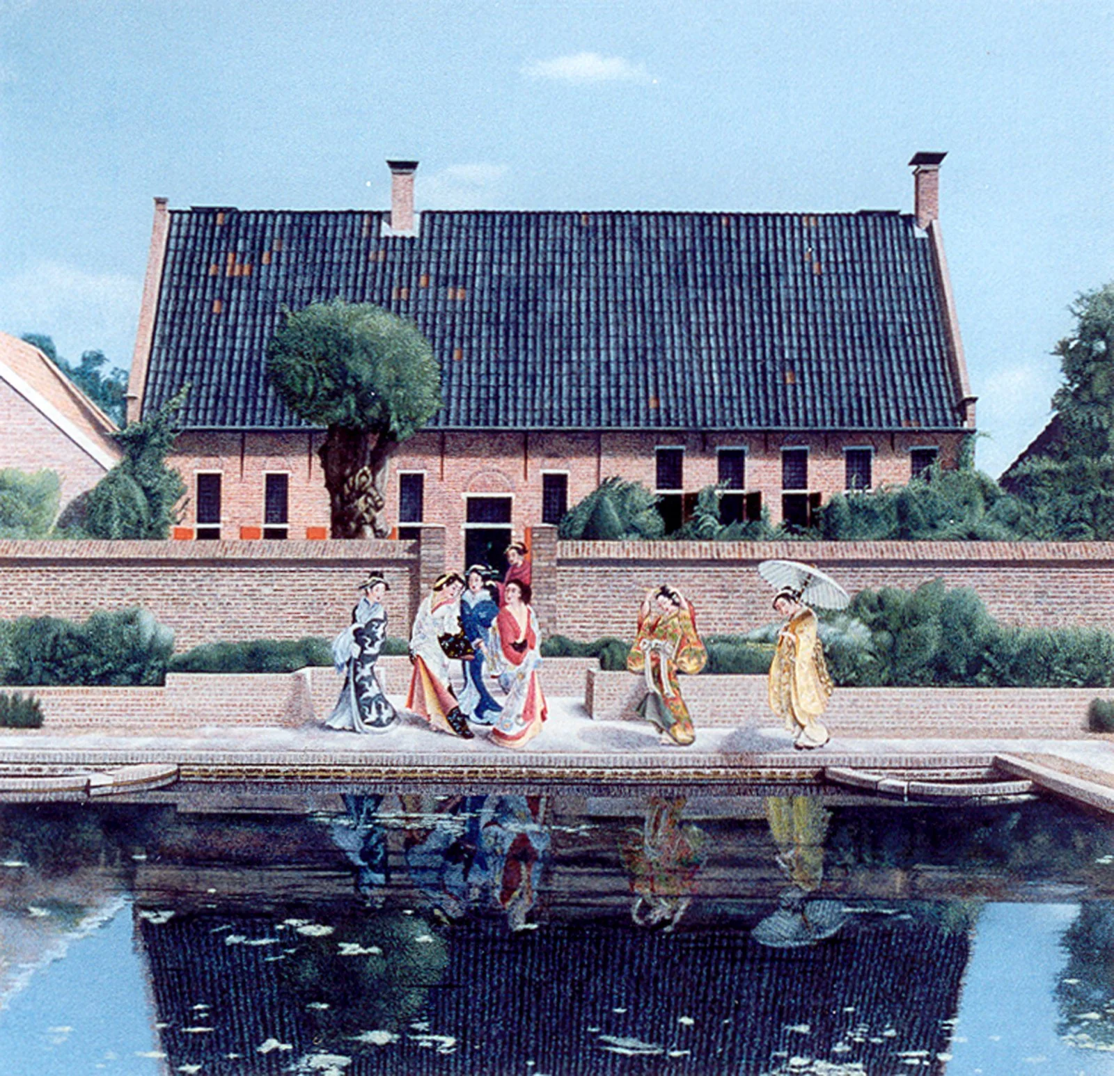 Het bezoek
34 x 34 cm