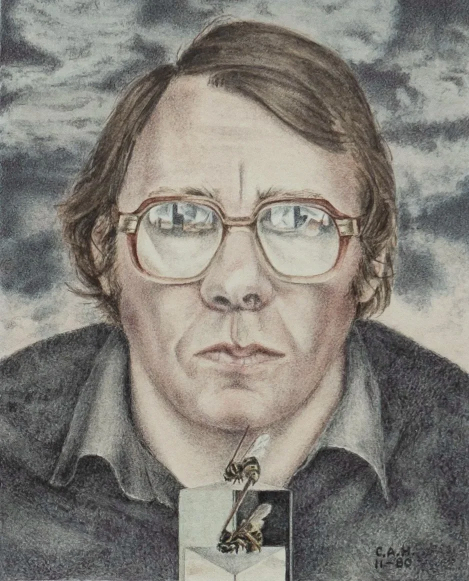 Zelfportret met prisma
12 x 9,5 cm