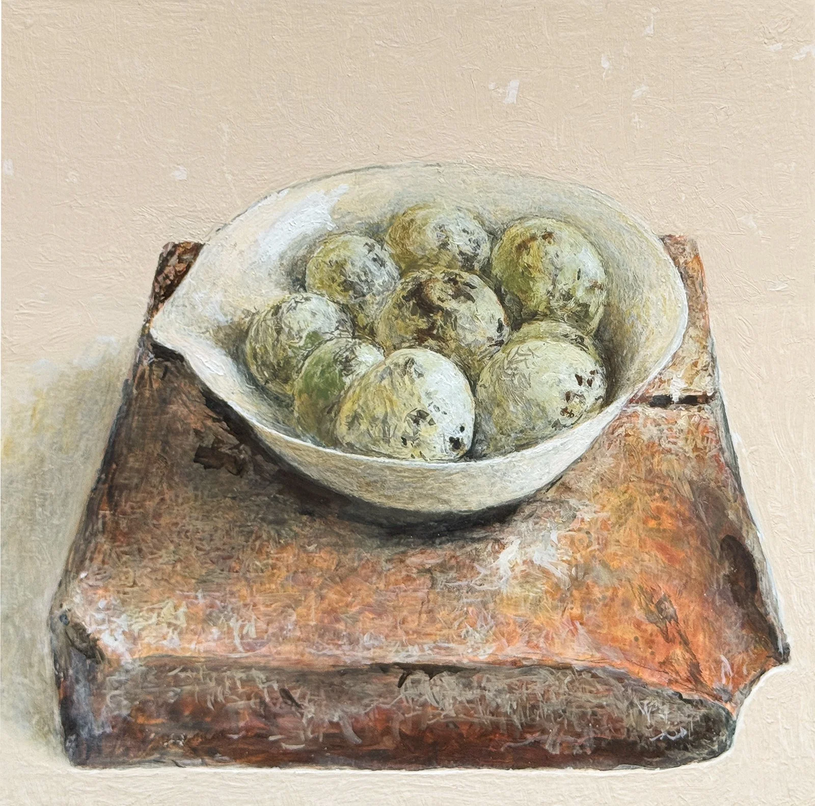 Schaal met eieren
15 x 15 cm