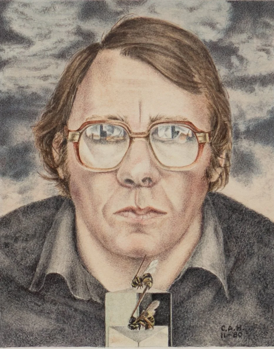 Zelfportret met prisma
12 x 9,5 cm