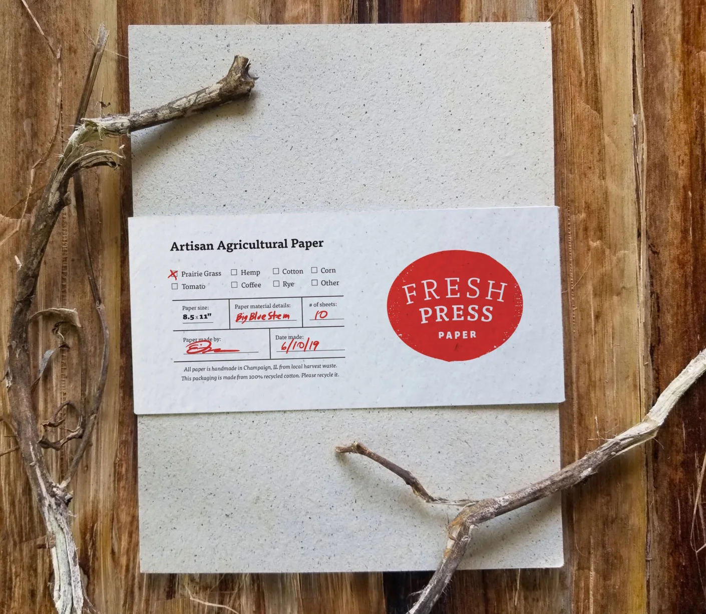 Packaging front