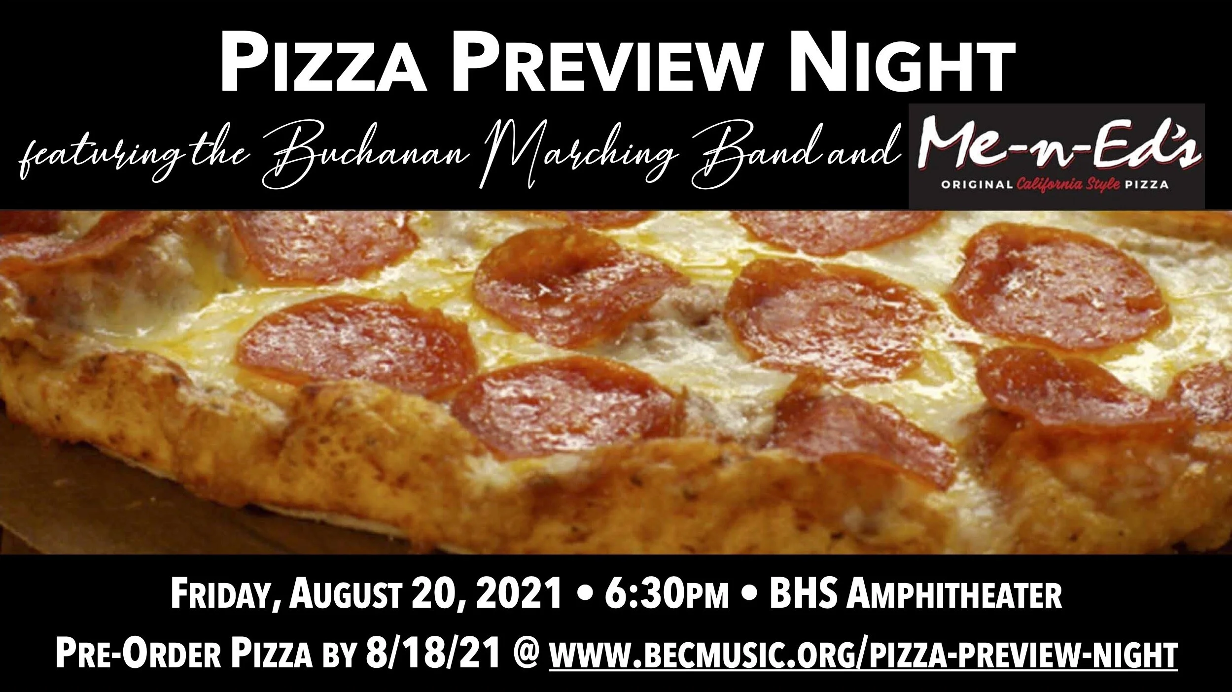 Pizza Preview Night - August 20th!