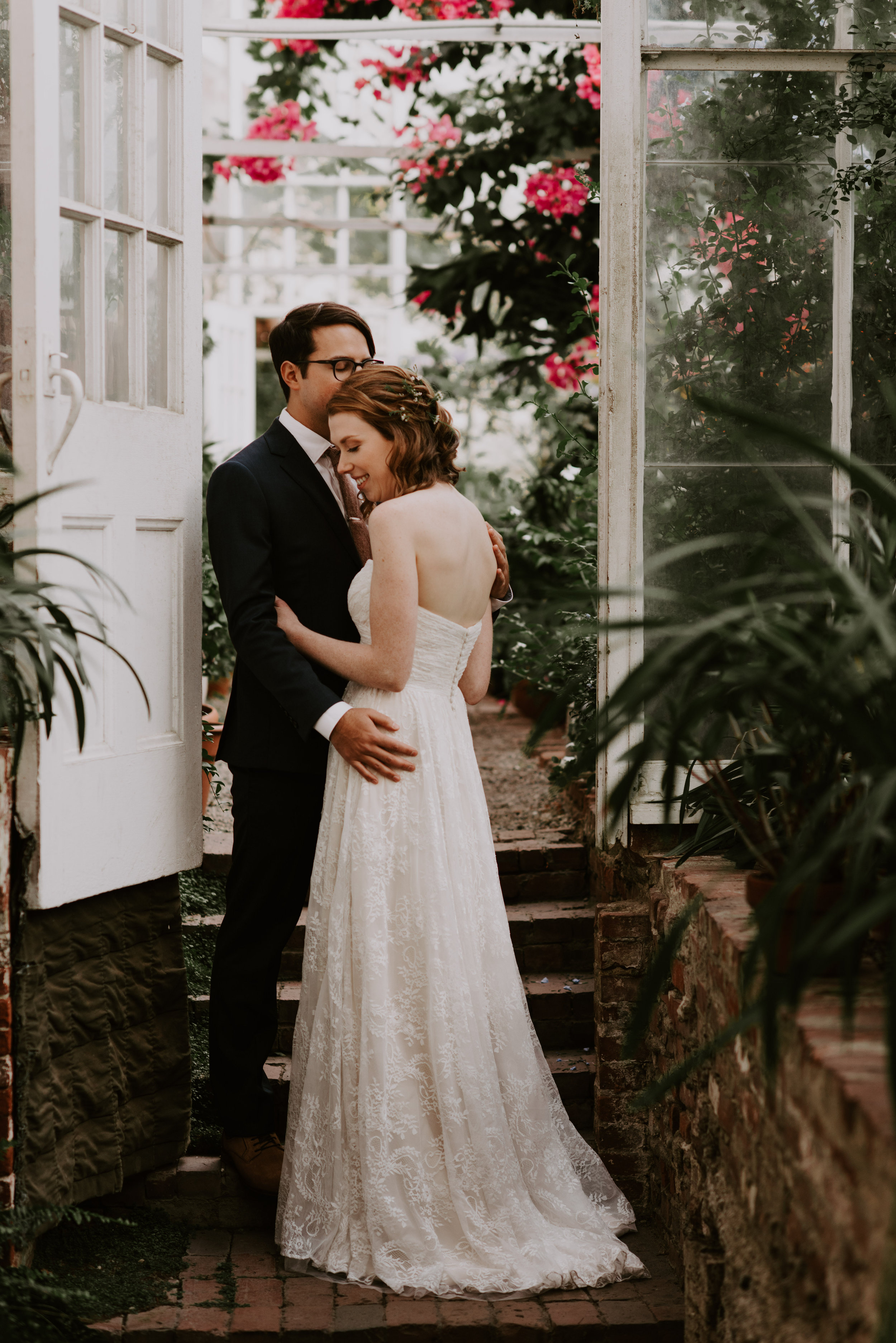 Theresa and Kyle's Romantic Greenhouse Wedding At The Lyman Estate | Boston Wedding Photographer | Madeline Rose Photography Co.