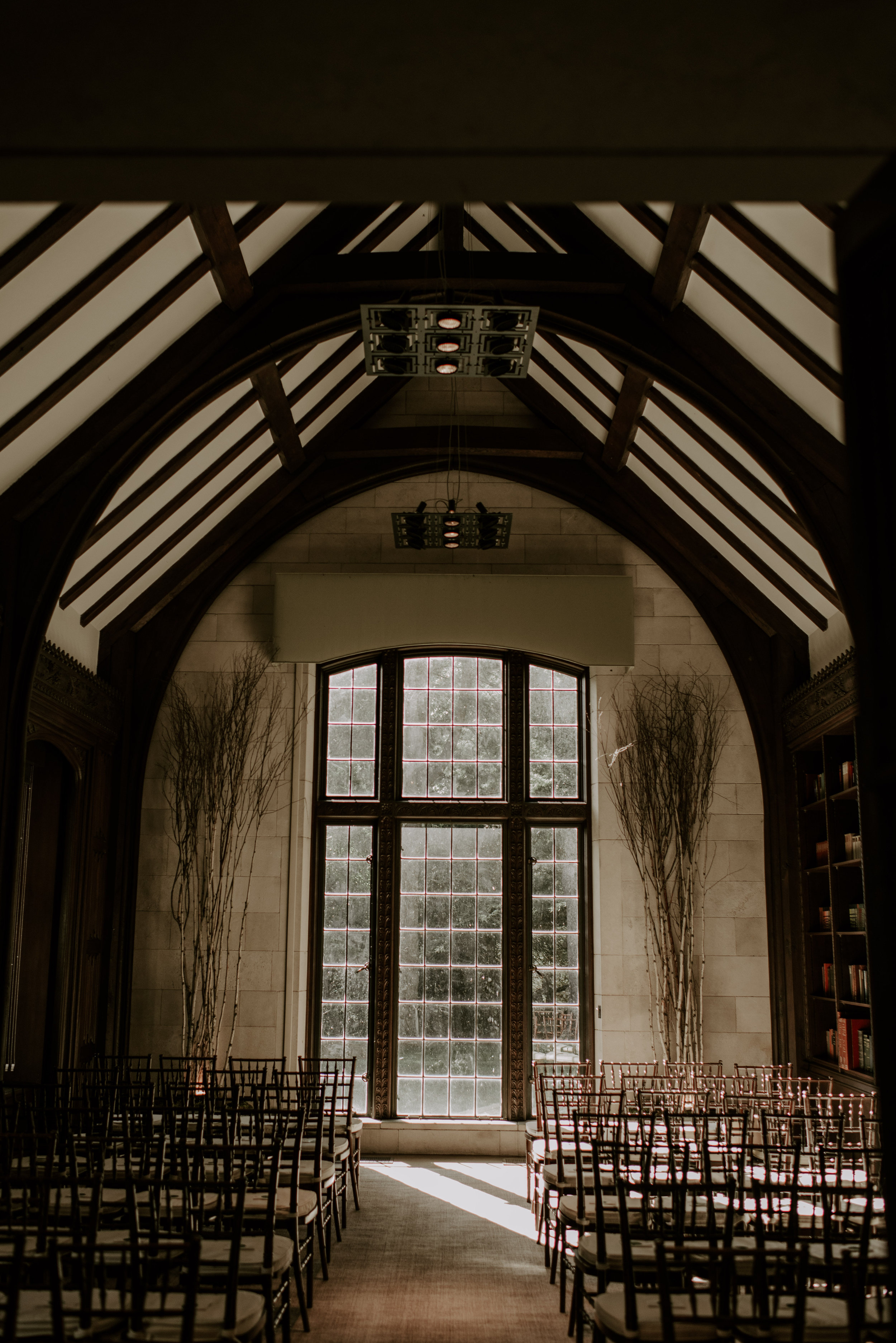 Moody Intimate Library Wedding | Boston Wedding Photographer | Madeline Rose Photography Co.
