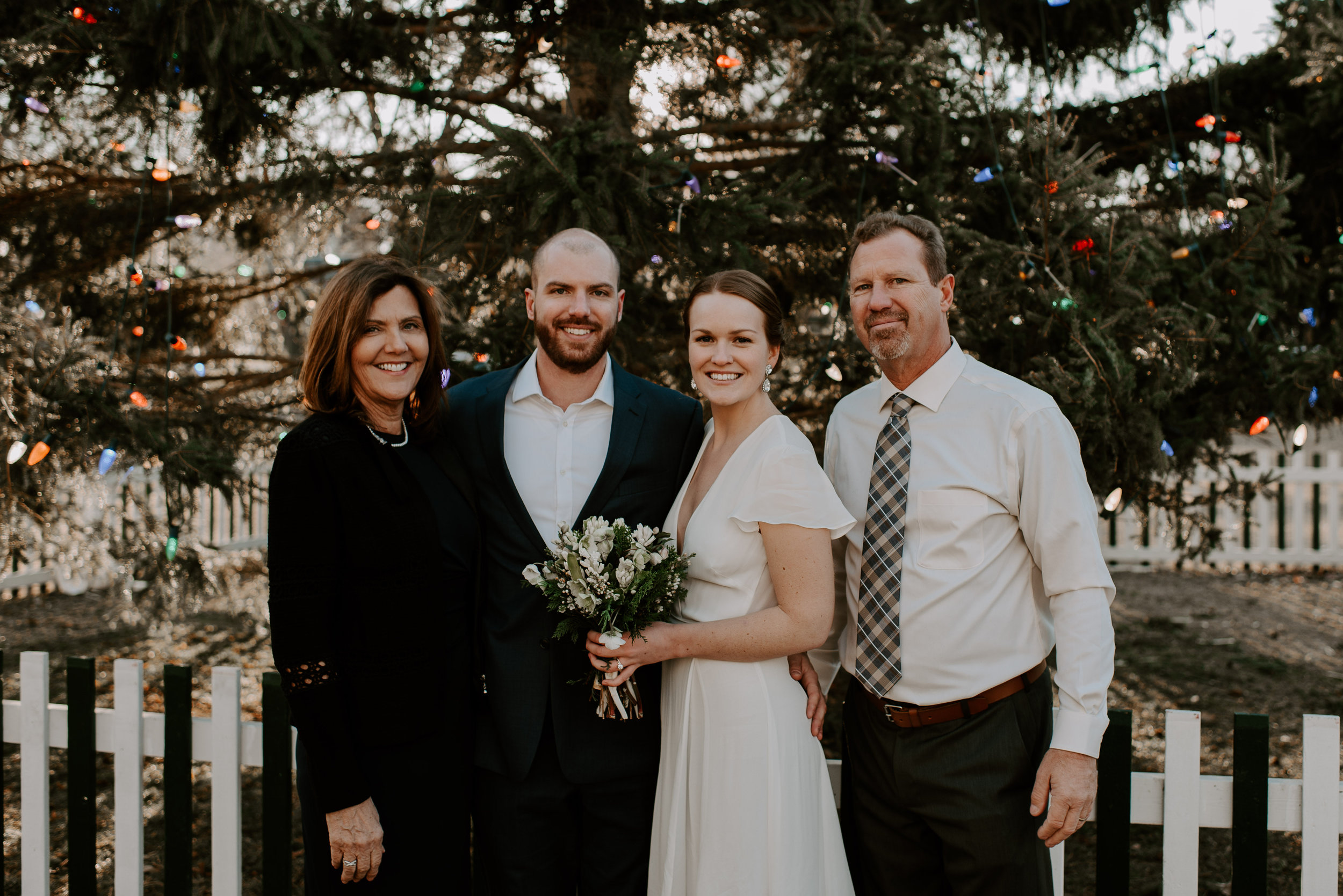 Dramatic and Moody Christmastime Elopement in Beacon Hill Boston | Boston Wedding Photographer | Madeline Rose Photography Co.