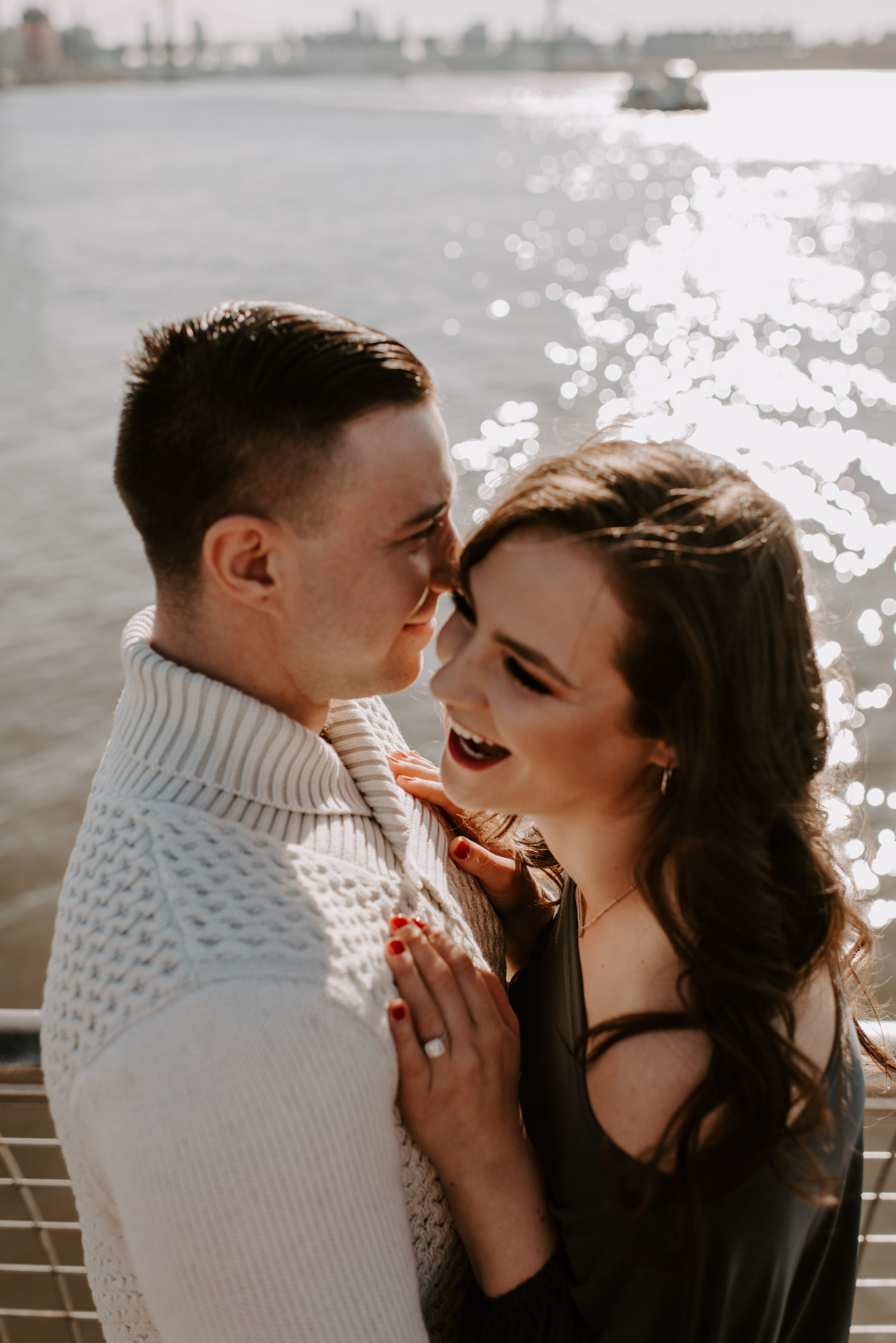 Nicole and Tyler's Fall Brooklyn Engagement Session | Brooklyn Wedding Photographer | Madeline Rose Photography Co.