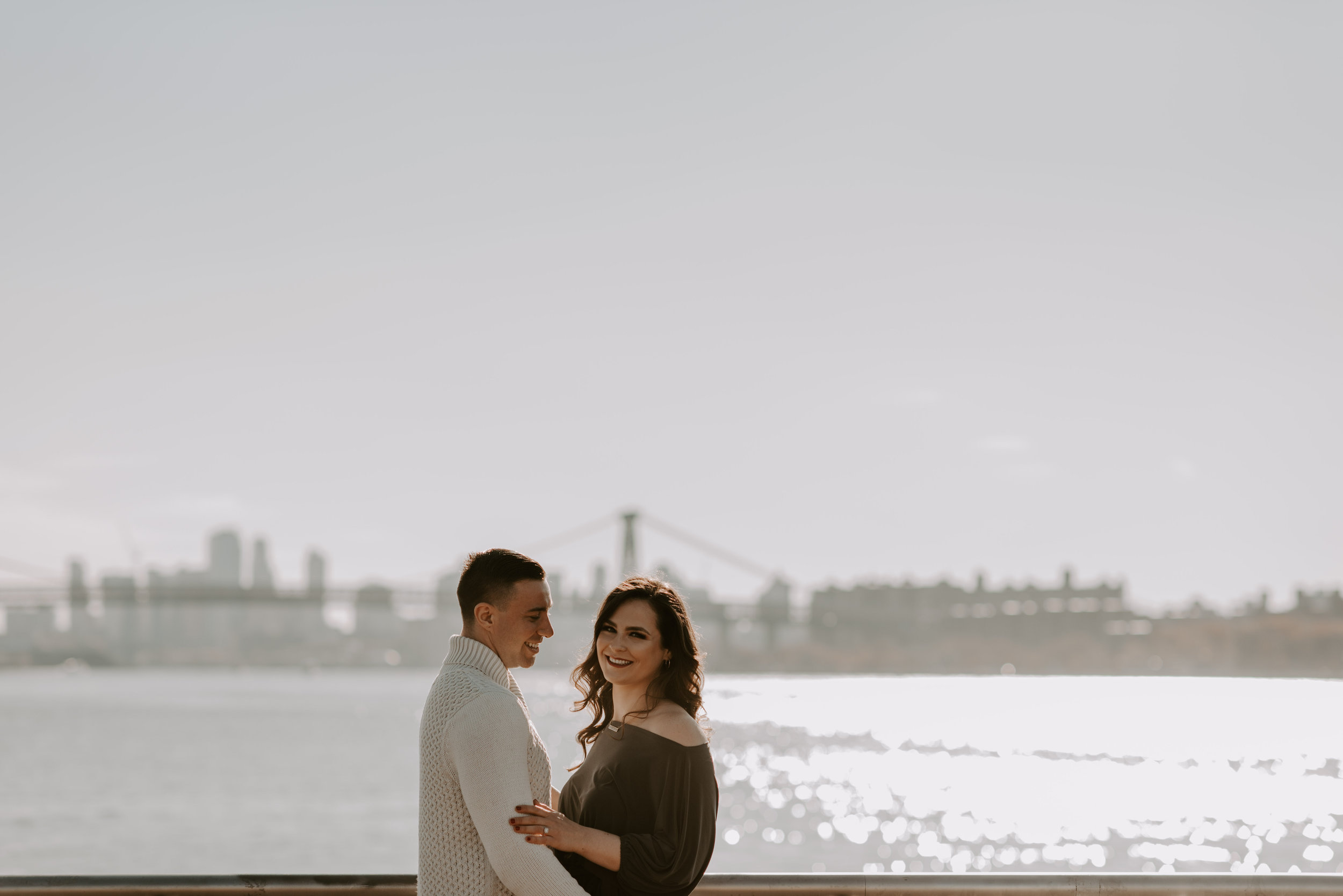 Moody Fall Brooklyn Engagement Session | Brooklyn Wedding Photographer | Madeline Rose Photography Co.