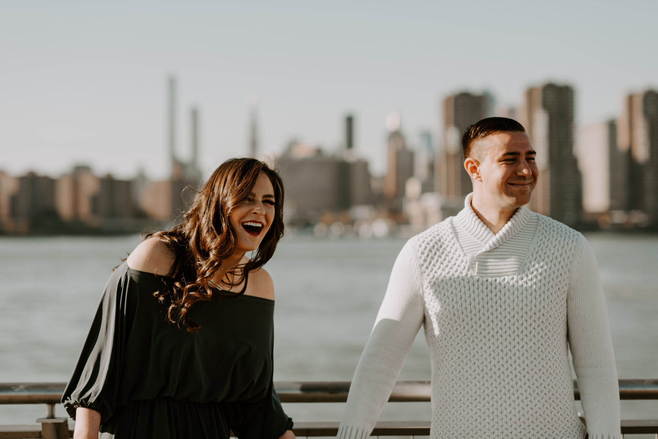 Moody Fall Brooklyn Engagement Session | Brooklyn Wedding Photographer | Madeline Rose Photography Co.