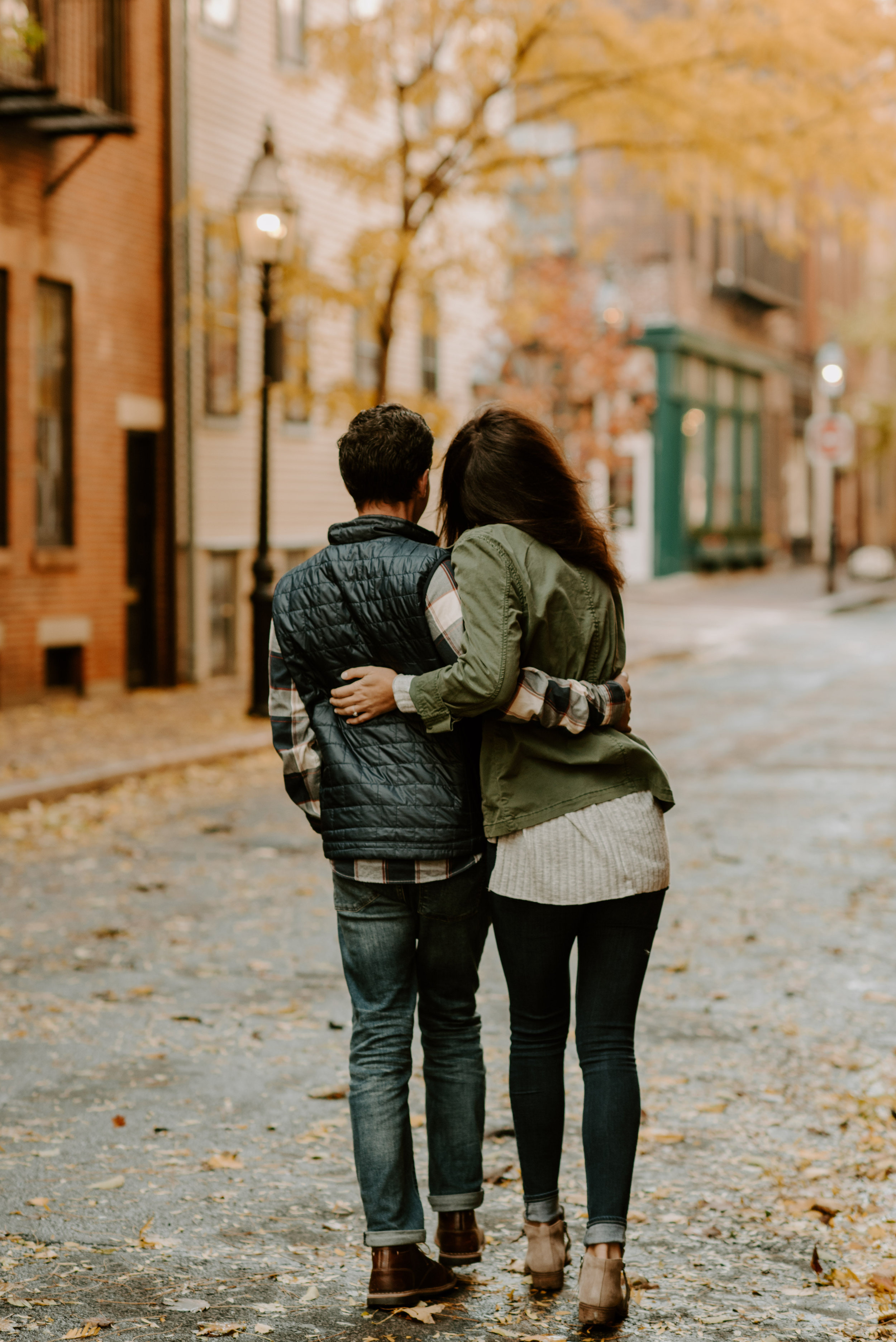 Beacon Hill, Boston Fall Engagement Session | Boston Wedding Photography