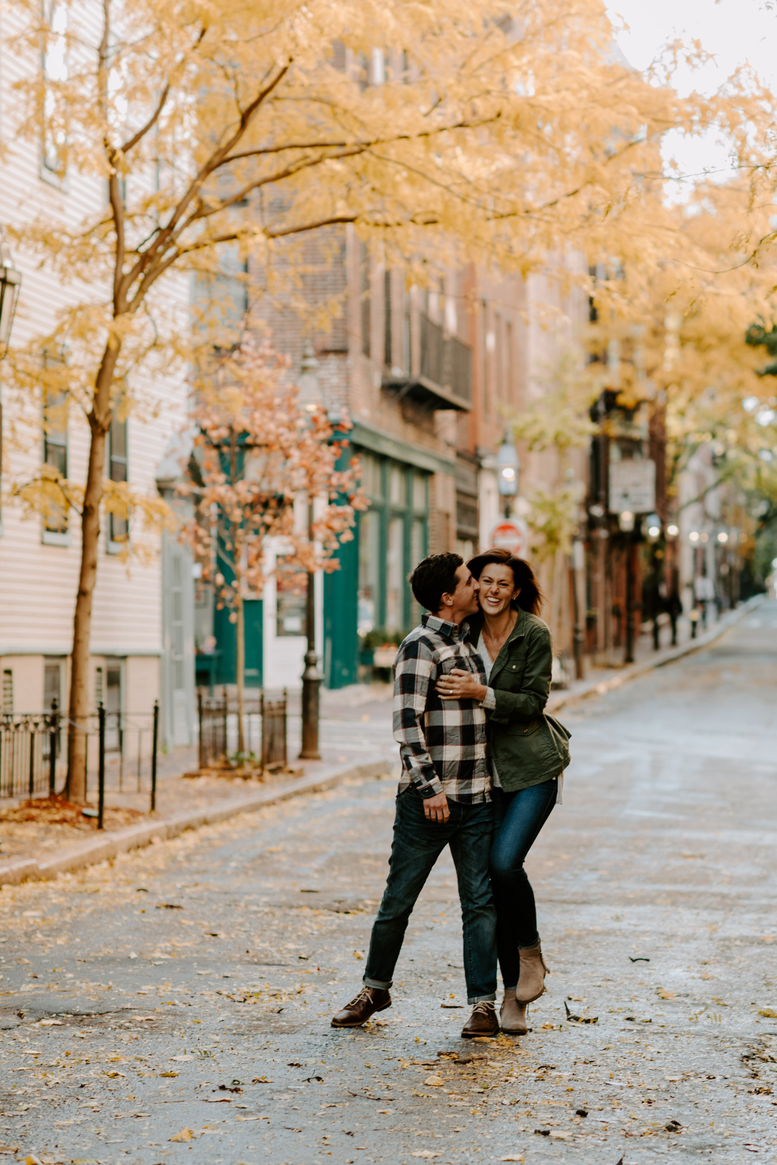 Beacon Hill, Boston Fall Engagement Session | Boston Wedding Photography