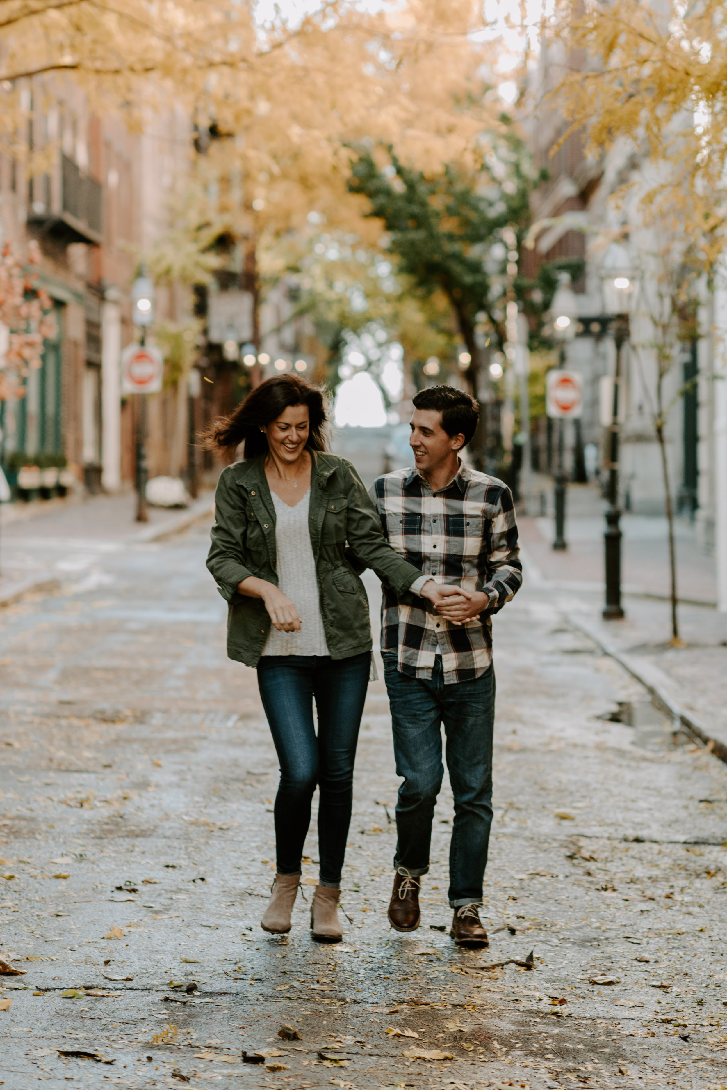 Beacon Hill, Boston Fall Engagement Session | Boston Wedding Photography