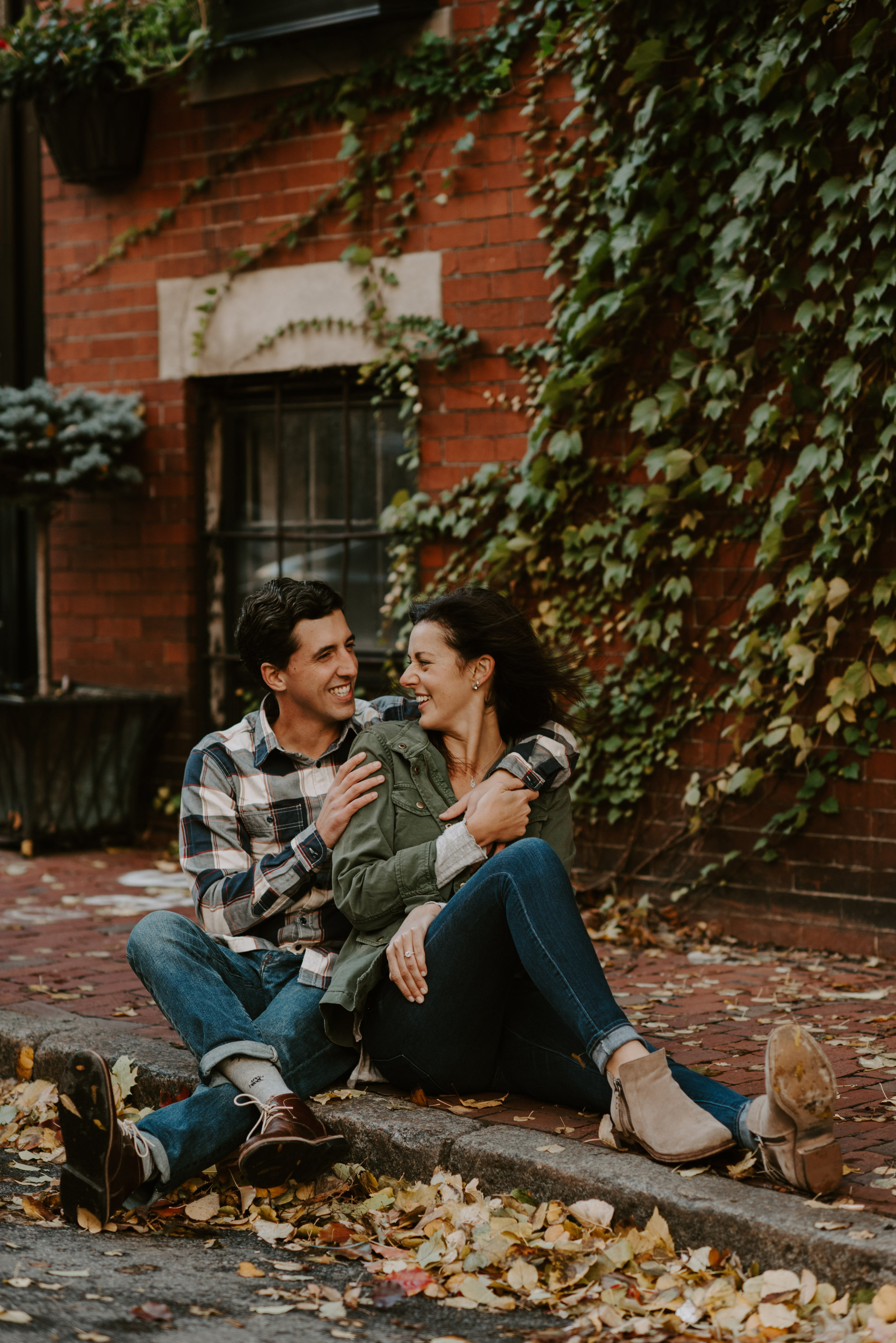 Beacon Hill, Boston Fall Engagement Session | Boston Wedding Photography