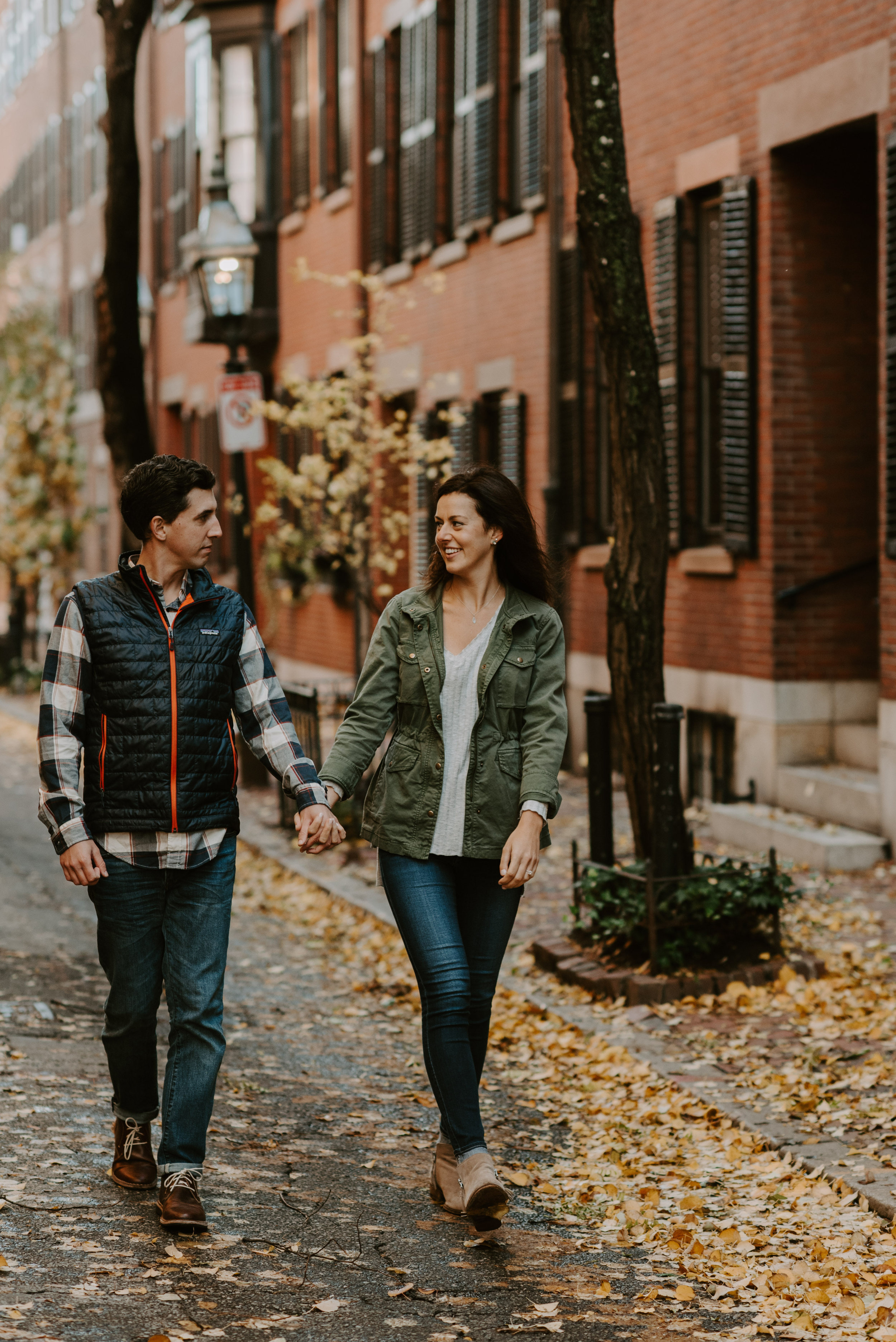 Beacon Hill, Boston Fall Engagement Session | Boston Wedding Photography