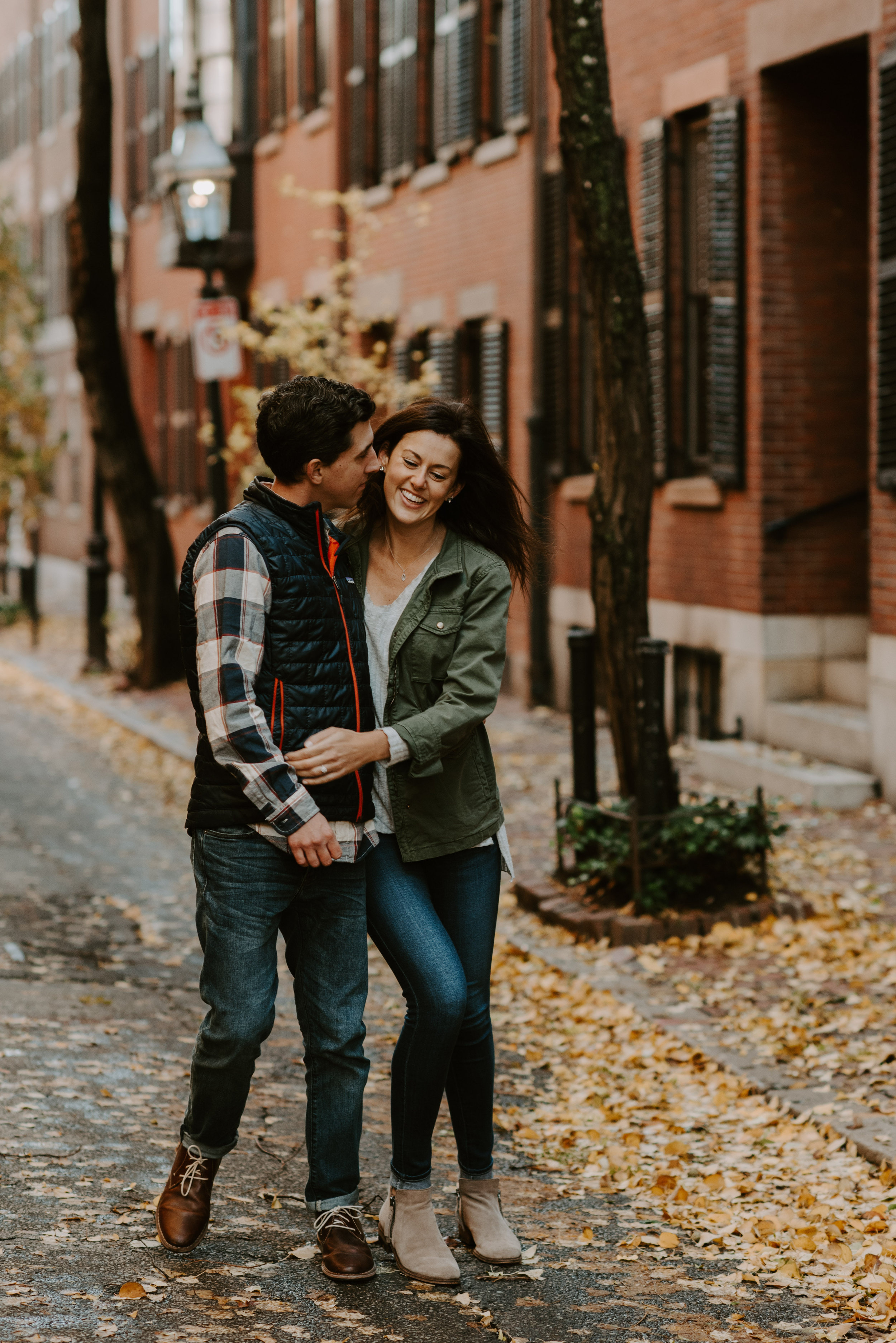 Beacon Hill, Boston Fall Engagement Session | Boston Wedding Photography