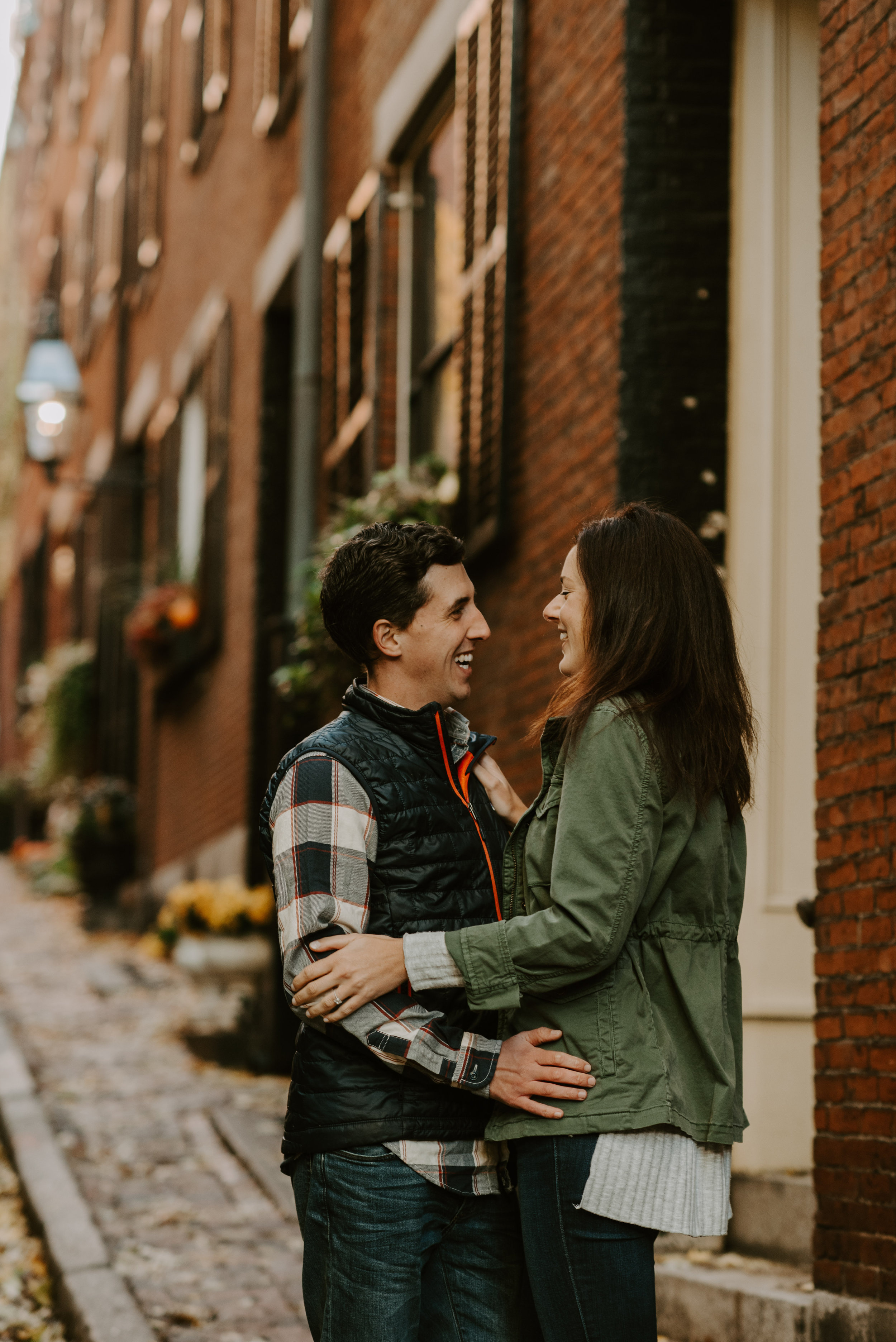 Beacon Hill, Boston Fall Engagement Session | Boston Wedding Photography