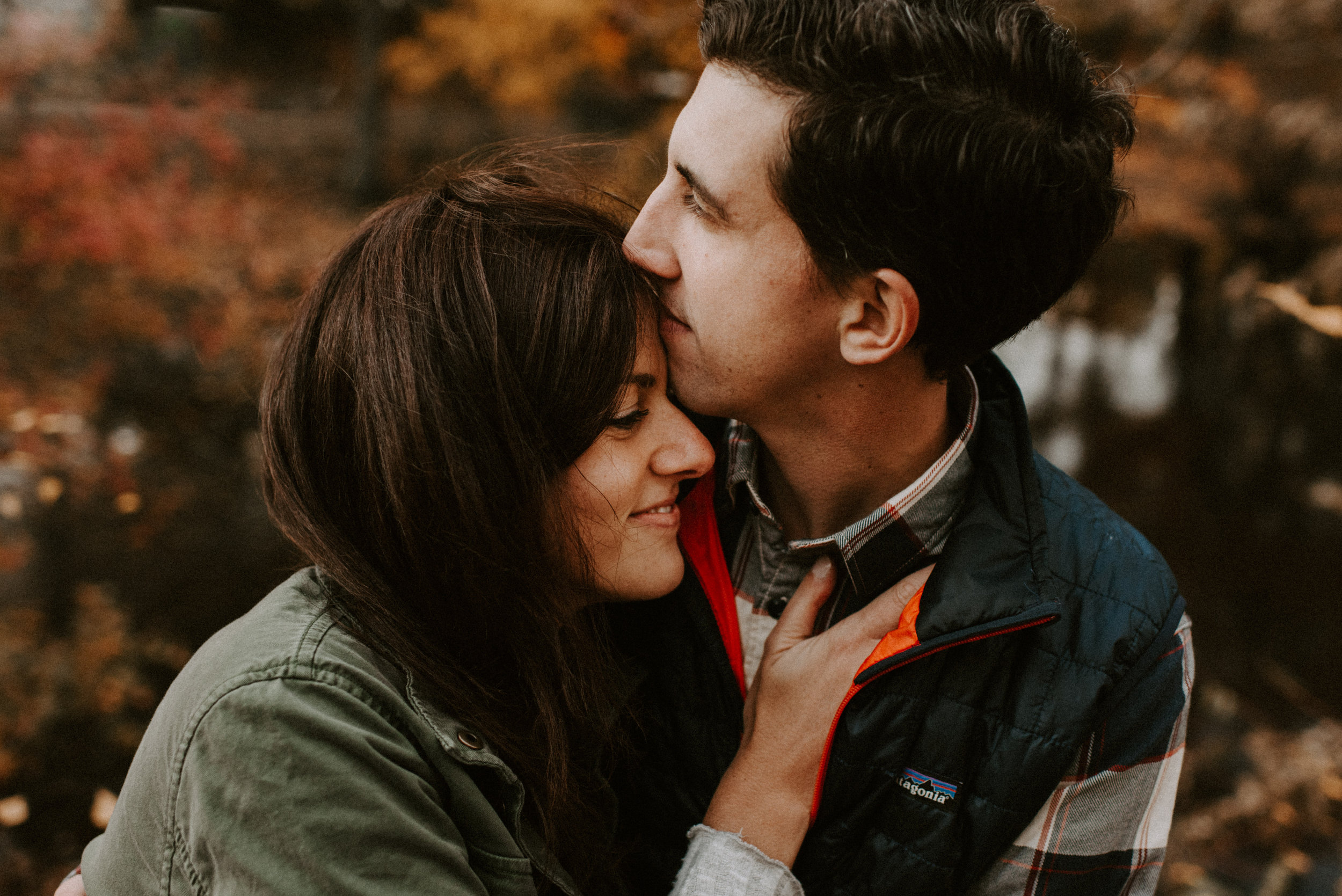 New England Fall Foliage Engagement Session | Boston Wedding Photography