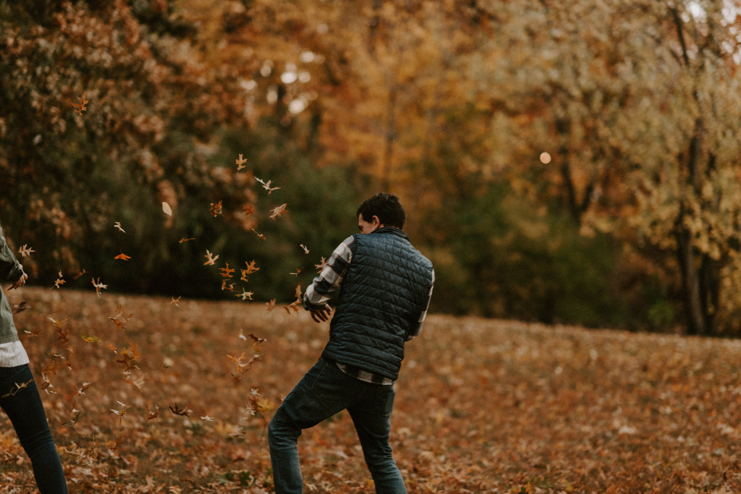 New England Fall Foliage Engagement Session | Boston Wedding Photography