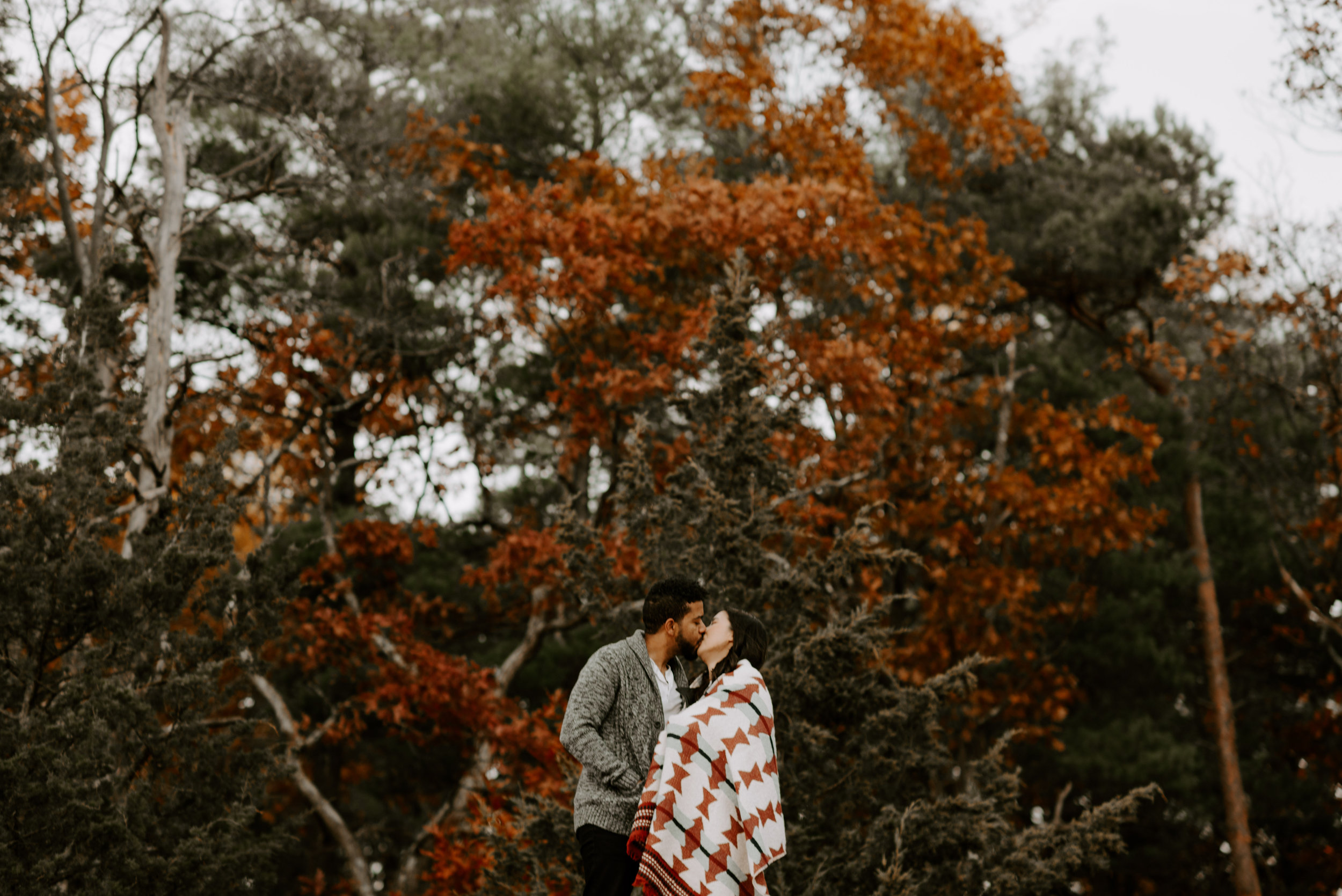 boston fall foliage engagement session at middlesex fells | boston wedding photographer