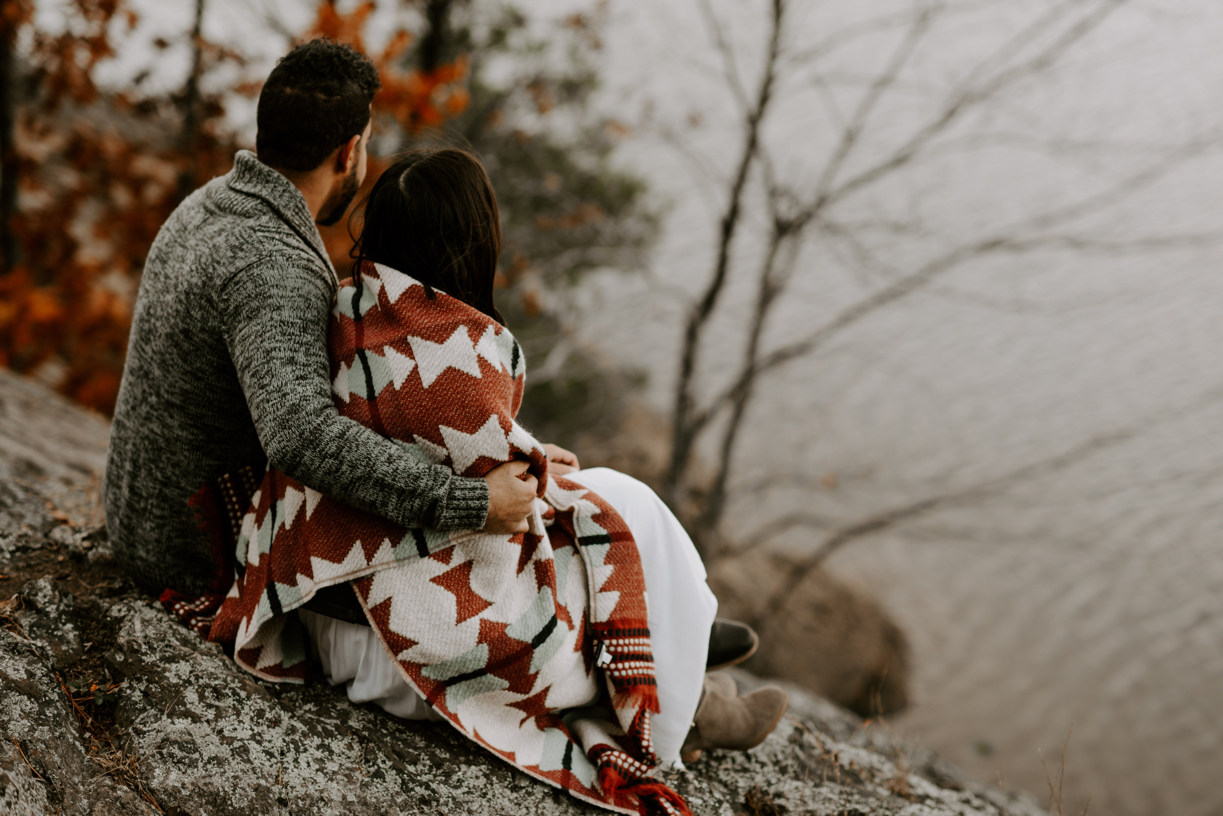 boston fall foliage engagement session at middlesex fells | boston wedding photographer