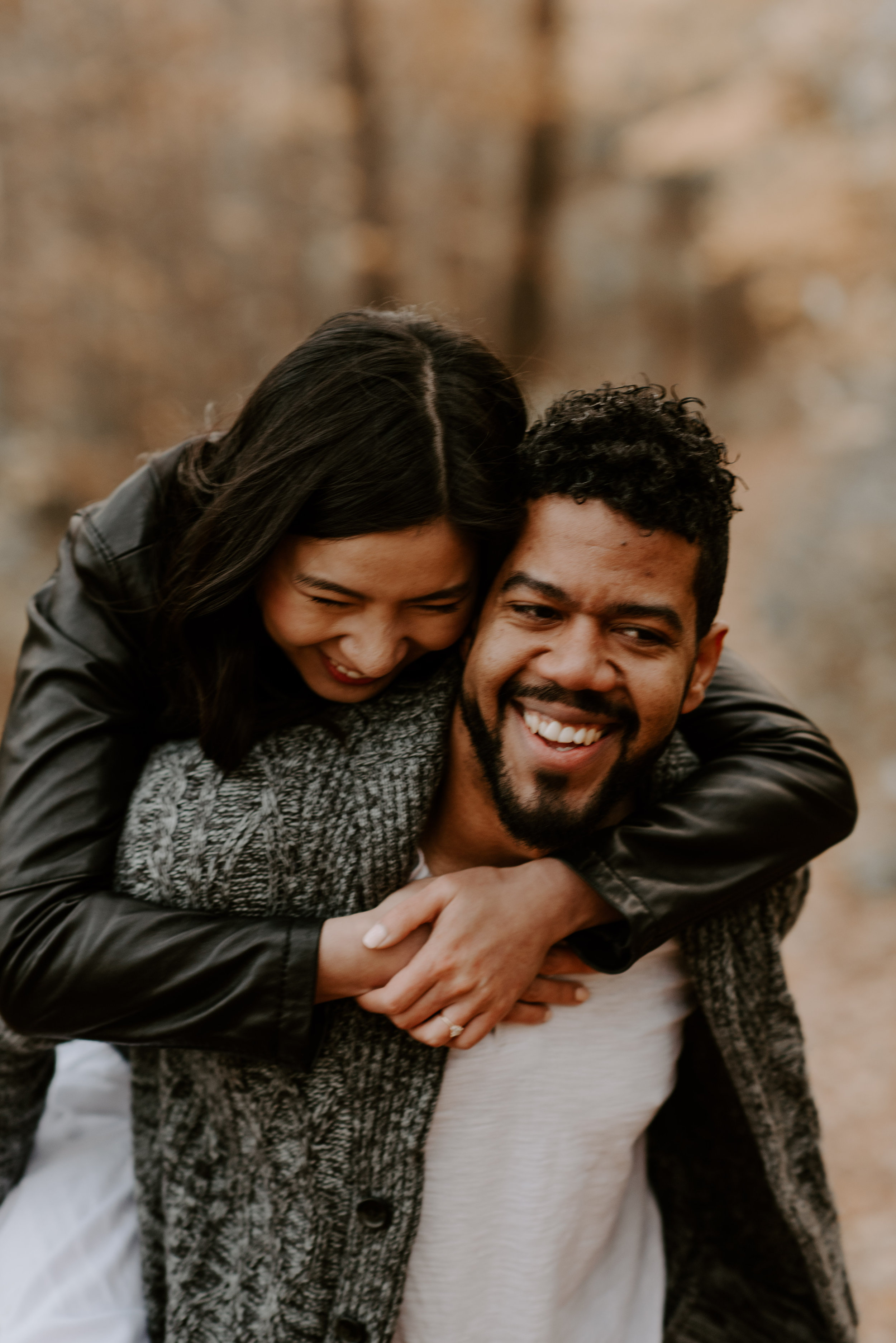 boston fall foliage engagement session at middlesex fells | boston wedding photographer