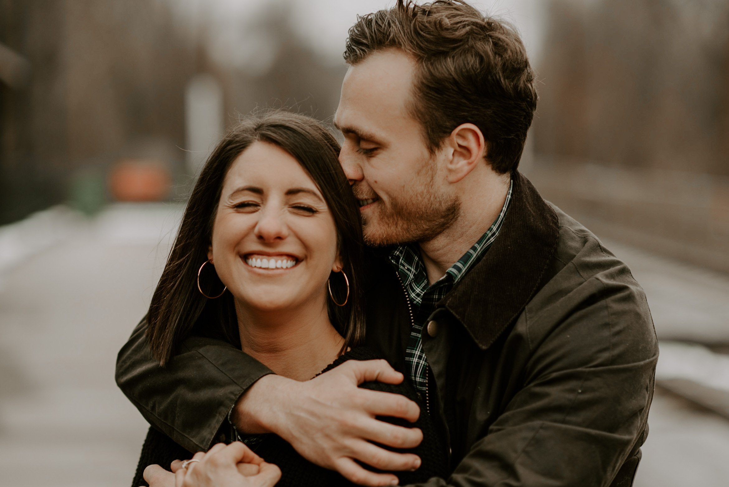 Downtown Wayne, PA adventure engagement session | Boston Wedding Photographer