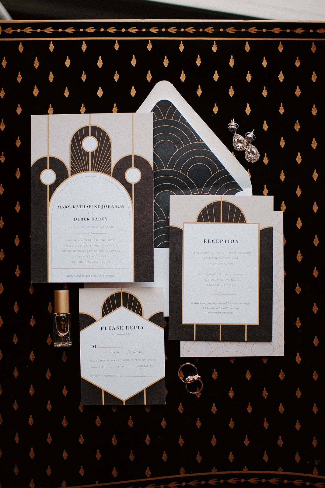 1920's Great Gatsby Inspired Wedding Suite | Downtown Boston Wedding | Boston Wedding Photographer