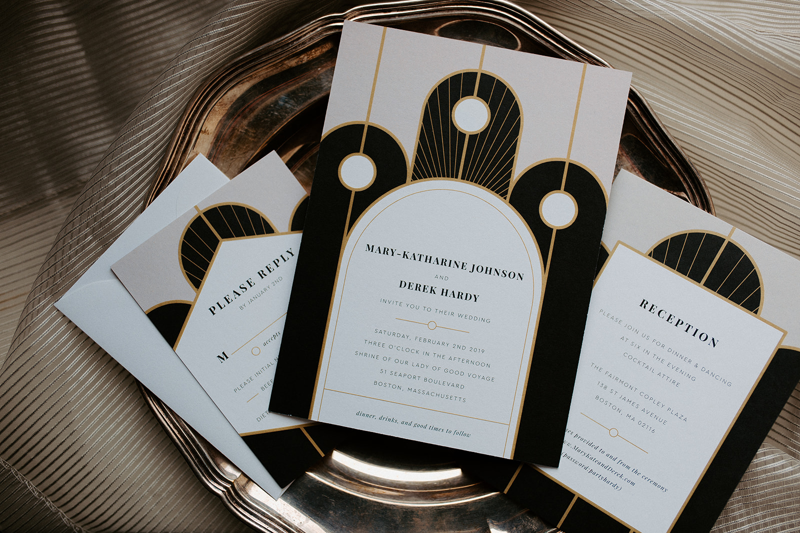 1920's Great Gatsby Inspired Wedding Suite | Downtown Boston Wedding | Boston Wedding Photographer
