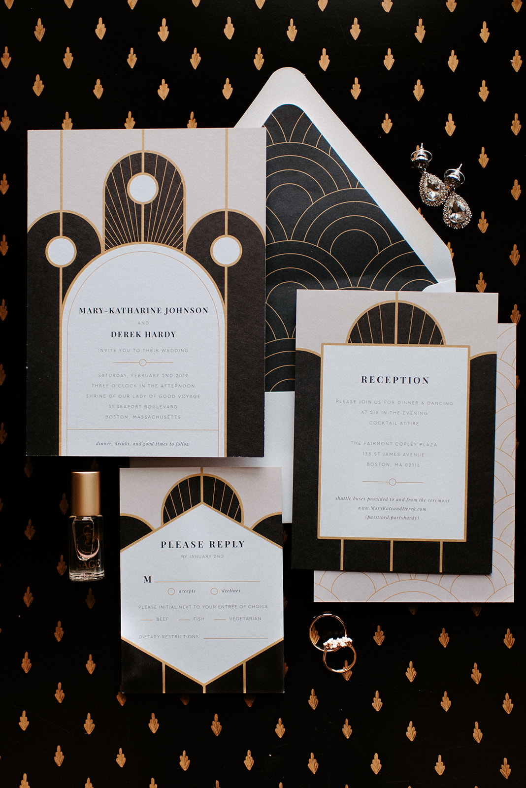 1920's Great Gatsby Inspired Wedding Suite | Downtown Boston Wedding | Boston Wedding Photographer