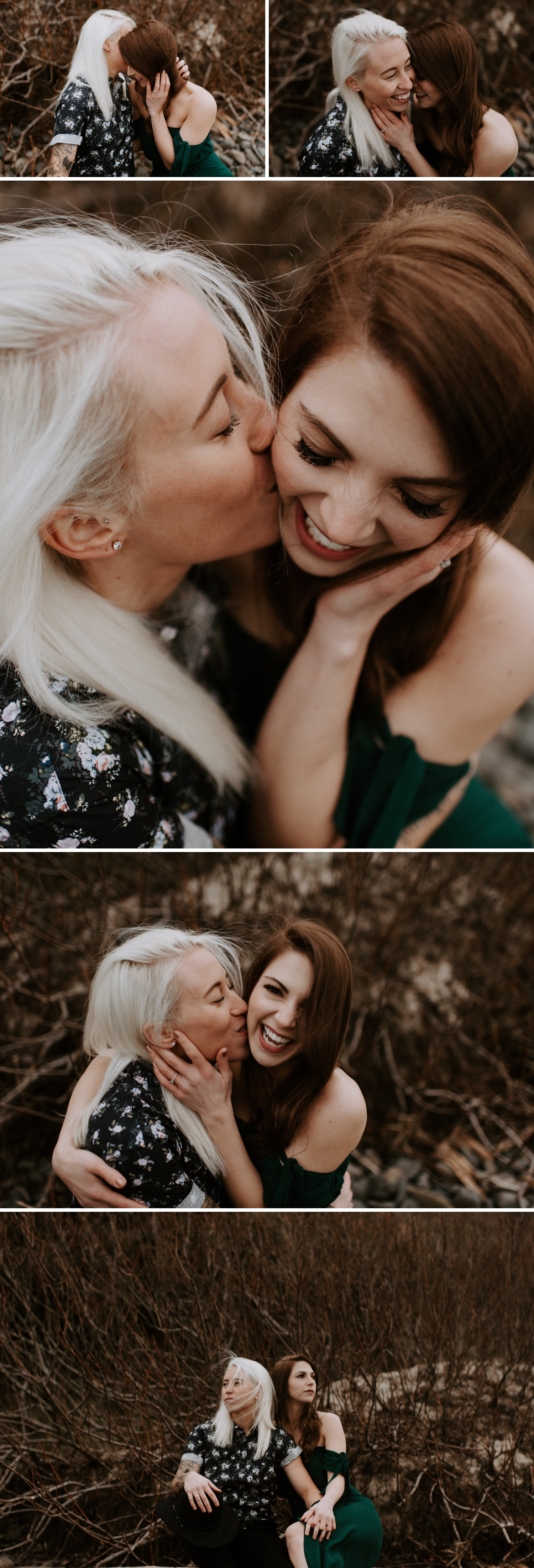 Heather and Kelsey's Hug Point Engagement Session | Oregon Wedding Photographe