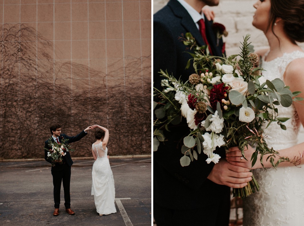 Industrial Downtown Birmingham, Alabamam Wedding | Alabama Wedding Photographer