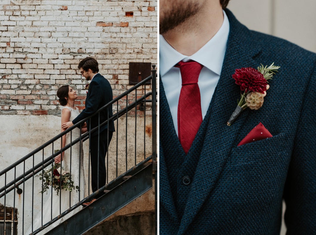 Industrial Downtown Birmingham, Alabamam Wedding | Alabama Wedding Photographer