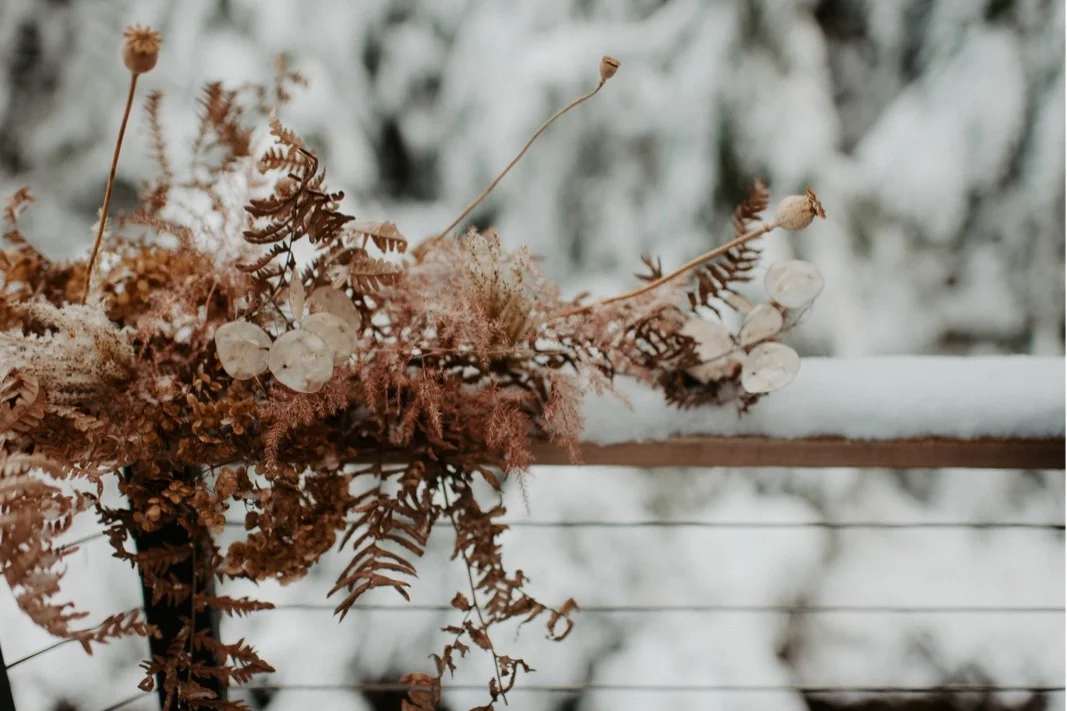 Winter Mountain Elopement Inspiration | Oregon Wedding Photographer