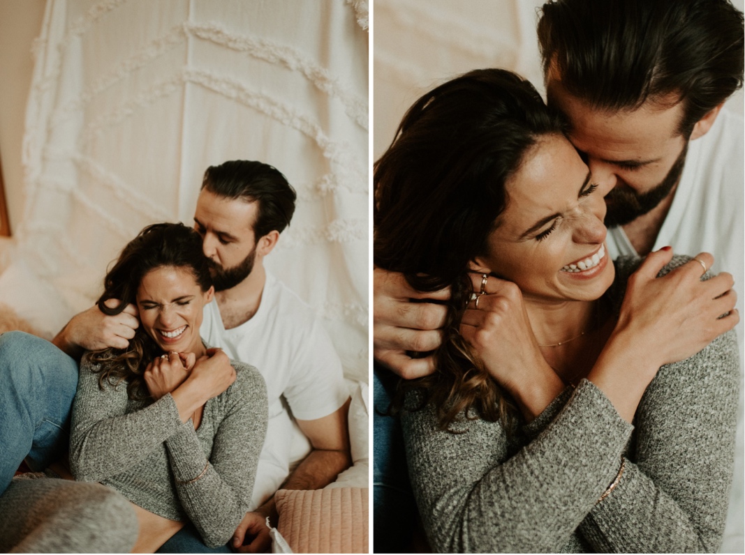 Cozy In-Home Lifestyle Anniversary Session | Oregon Wedding Photographer