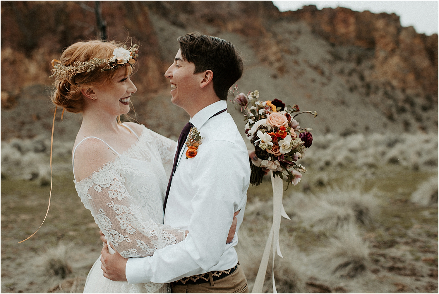 Smith Rock Elopement Inspiration | Oregon Wedding Photographer