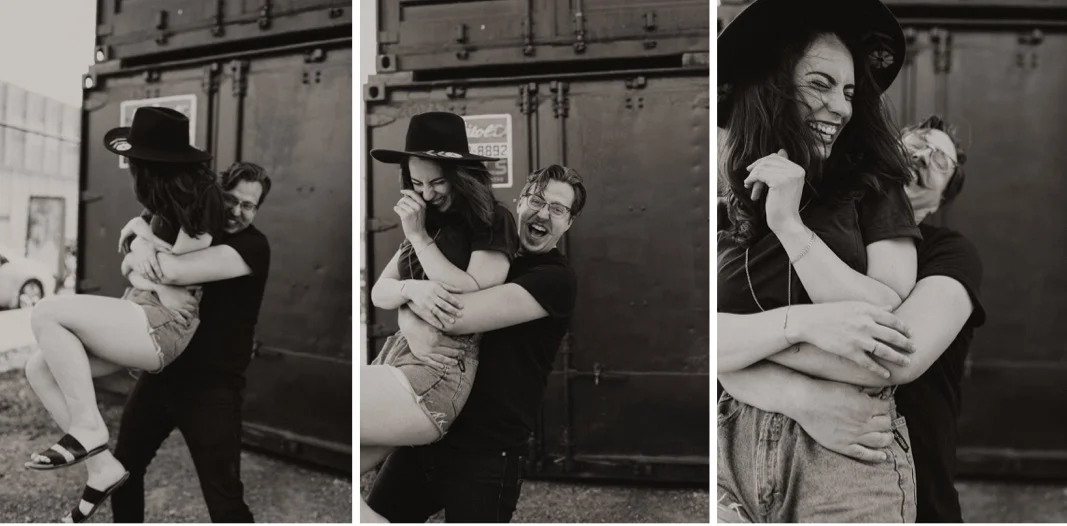 Urban Motorcycle Engagement Session | Oregon Wedding Photography