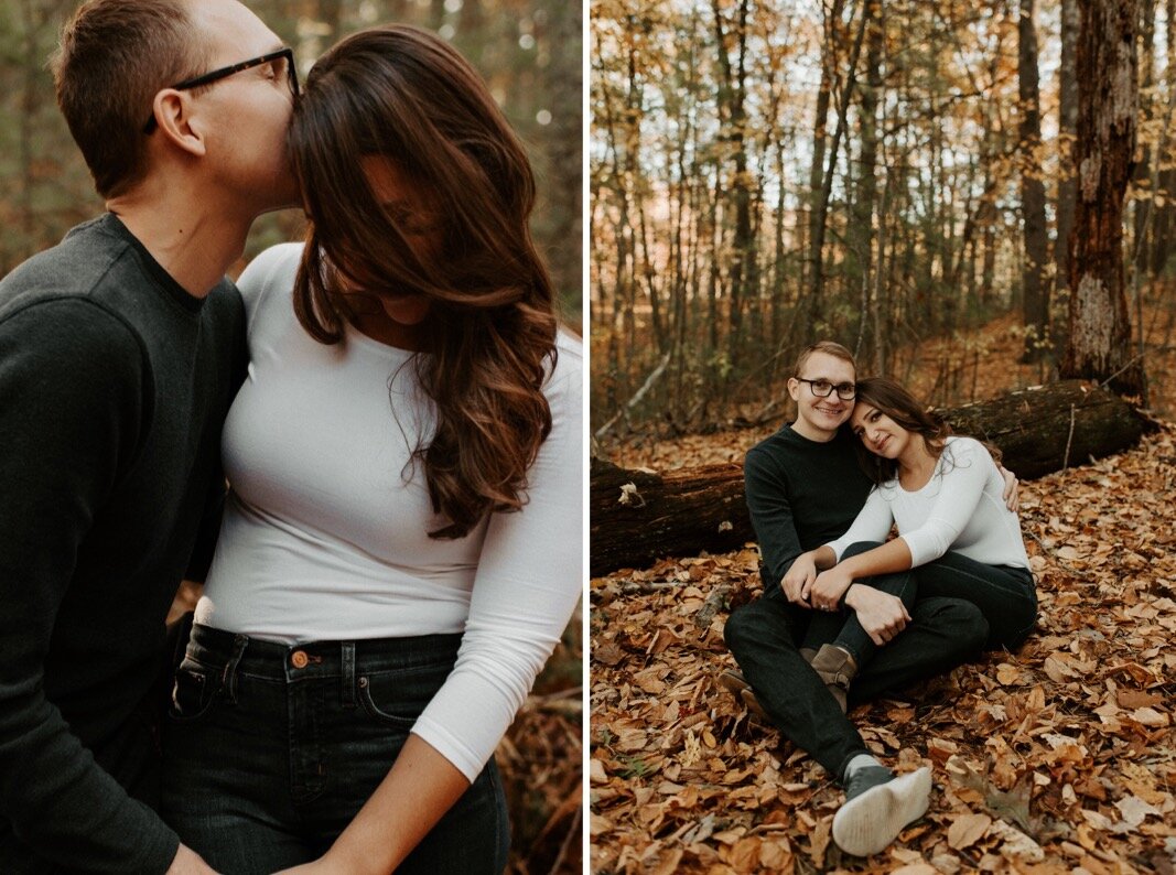 Samantha and Victor's Fall Foliage Anniversary Session | Oregon Wedding Photographer