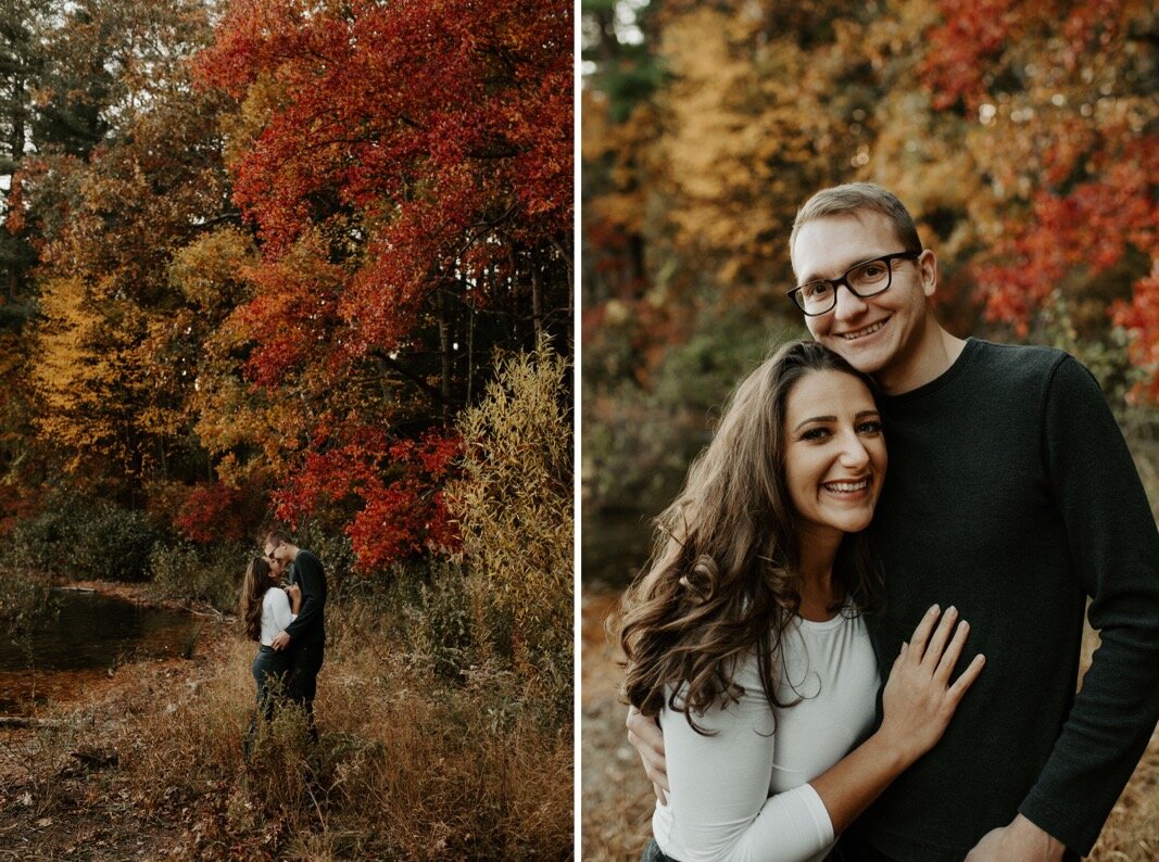 Samantha and Victor's Fall Foliage Anniversary Session | Oregon Wedding Photographer