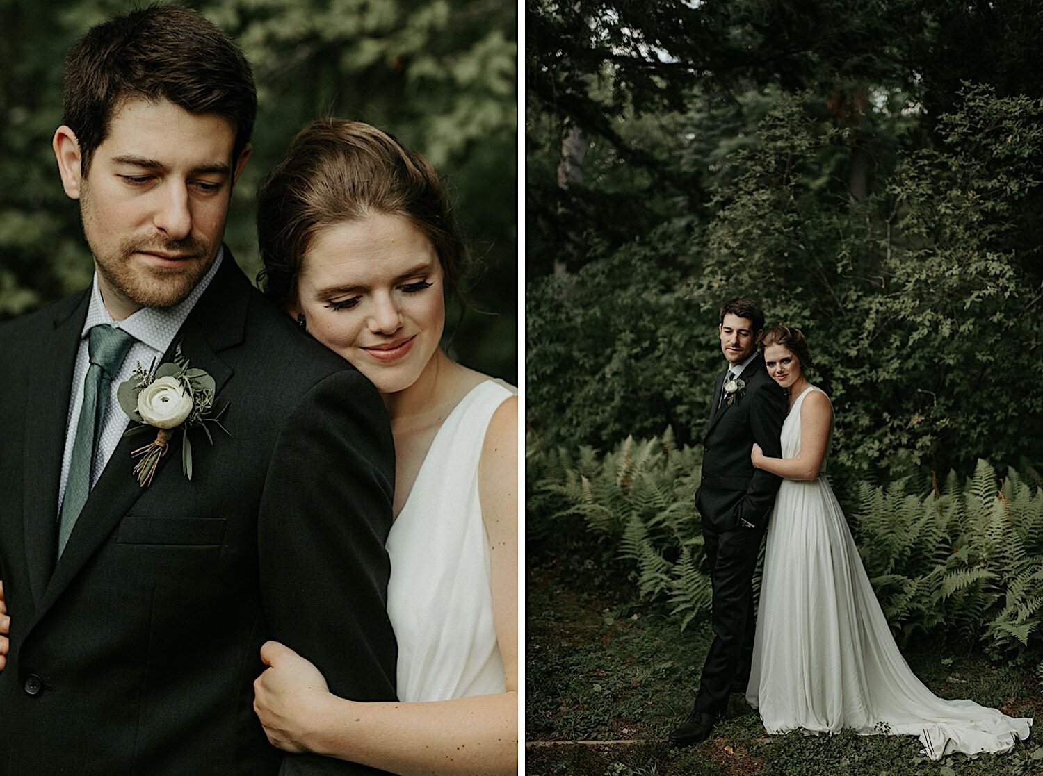 Blush and Emerald Wedding in the Woods | Oregon Wedding Photographer