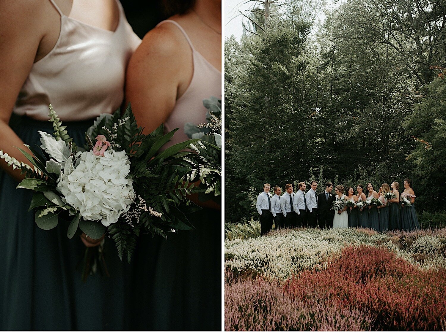Blush and Emerald Wedding in the Woods | Oregon Wedding Photographer