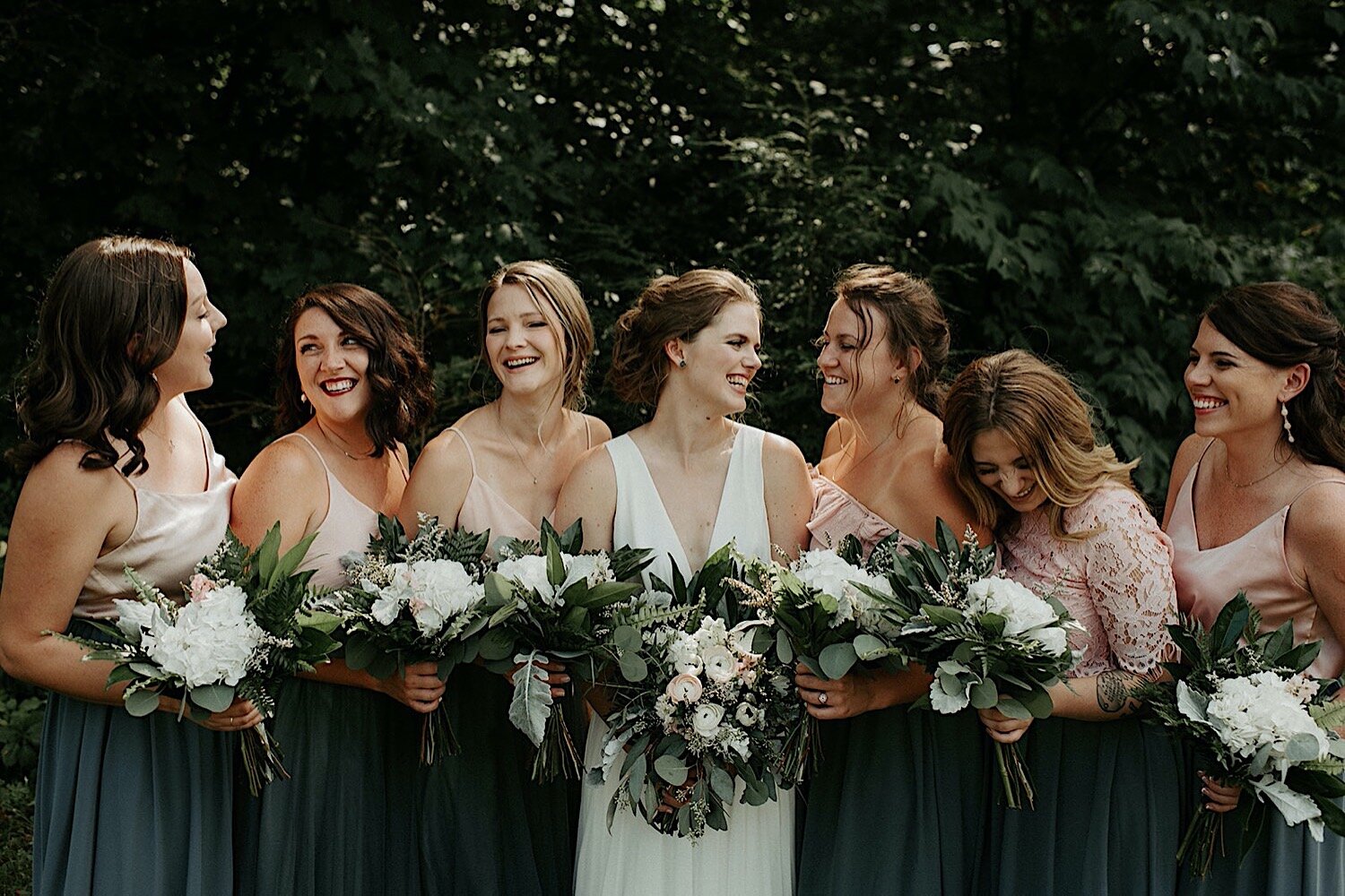 Blush and Emerald Wedding in the Woods | Oregon Wedding Photographer