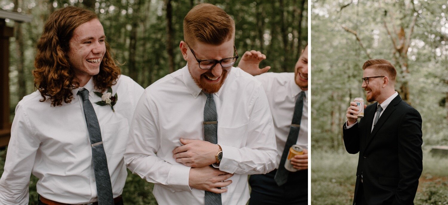 Kirané and Bryan's Washington Campground Wedding with Socially Distant Picnic Reception + DIY Details