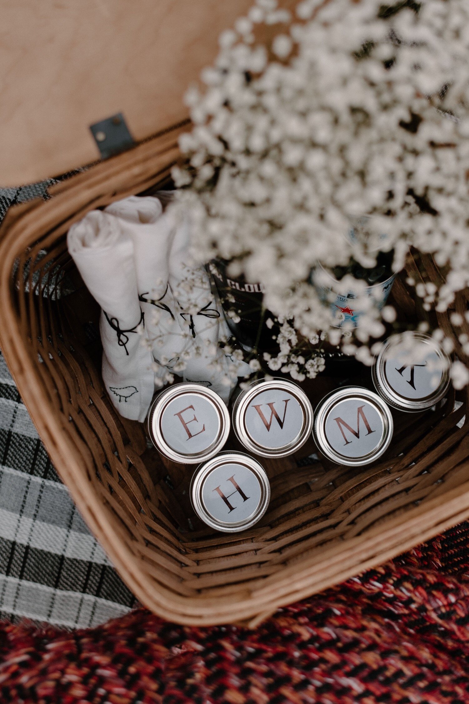 Kirané and Bryan's Washington Campground Wedding with Socially Distant Picnic Reception + DIY Details