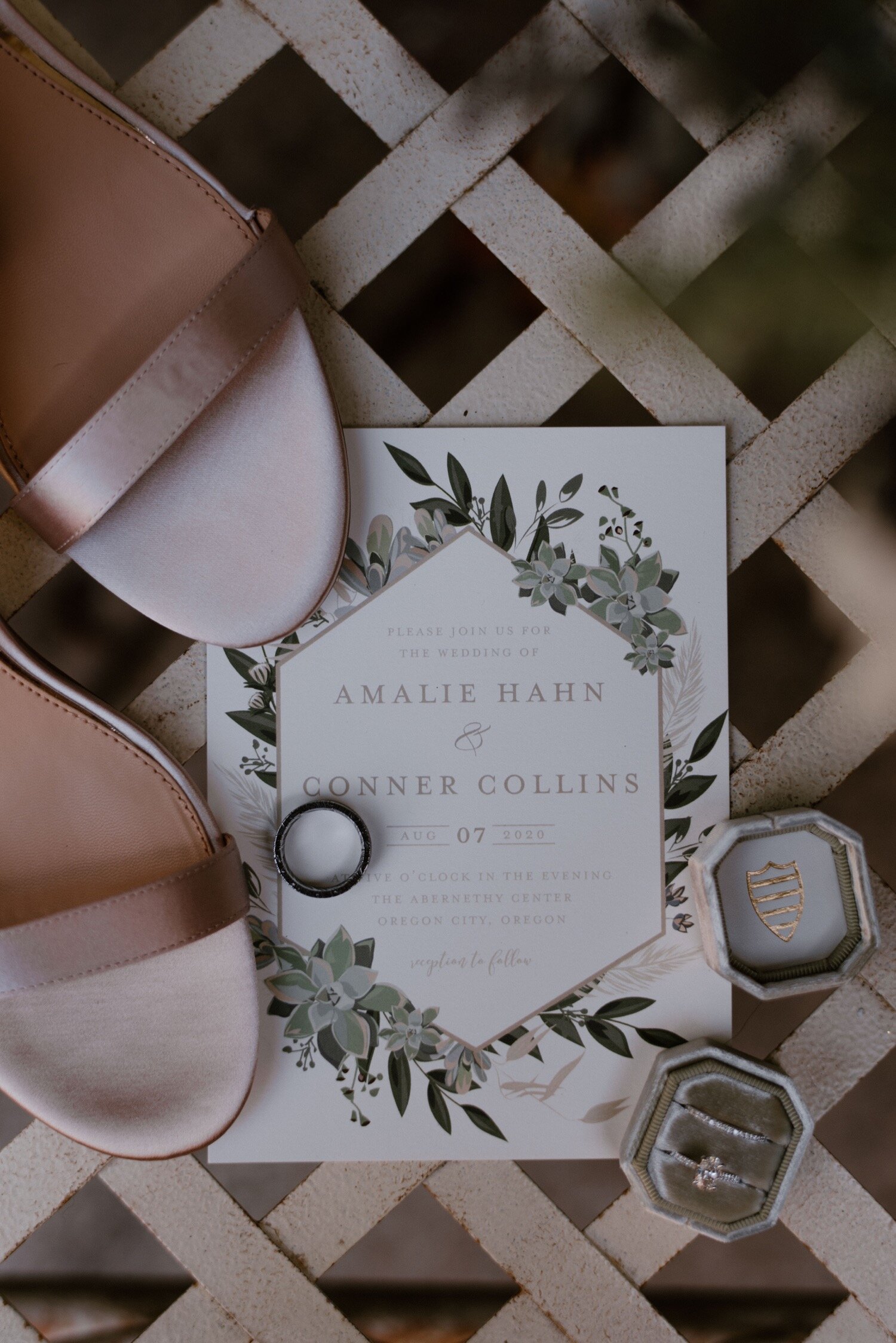 Amalie and Conner's Lush Garden Wedding at Portland's Abernethy Center with a Cozy Backyard Reception | Oregon Wedding Photographer