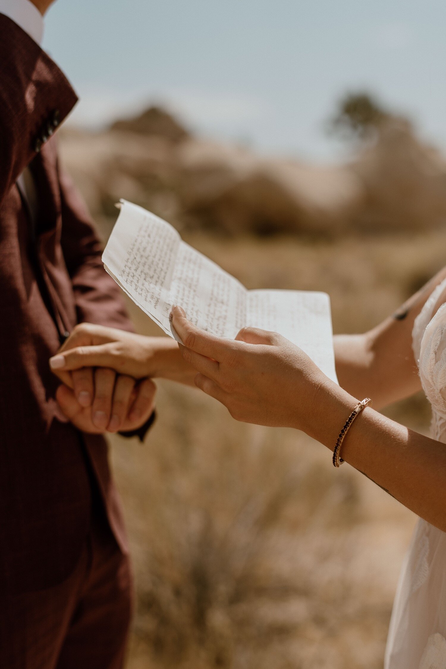 Hannah and Justin's Boho Joshua Tree National Park Elopement | PNW Wedding Photographer