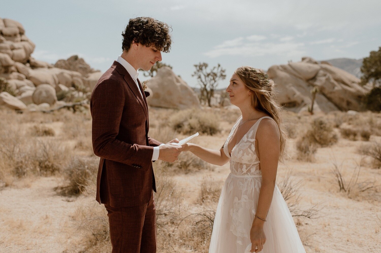 Hannah and Justin's Boho Joshua Tree National Park Elopement | PNW Wedding Photographer