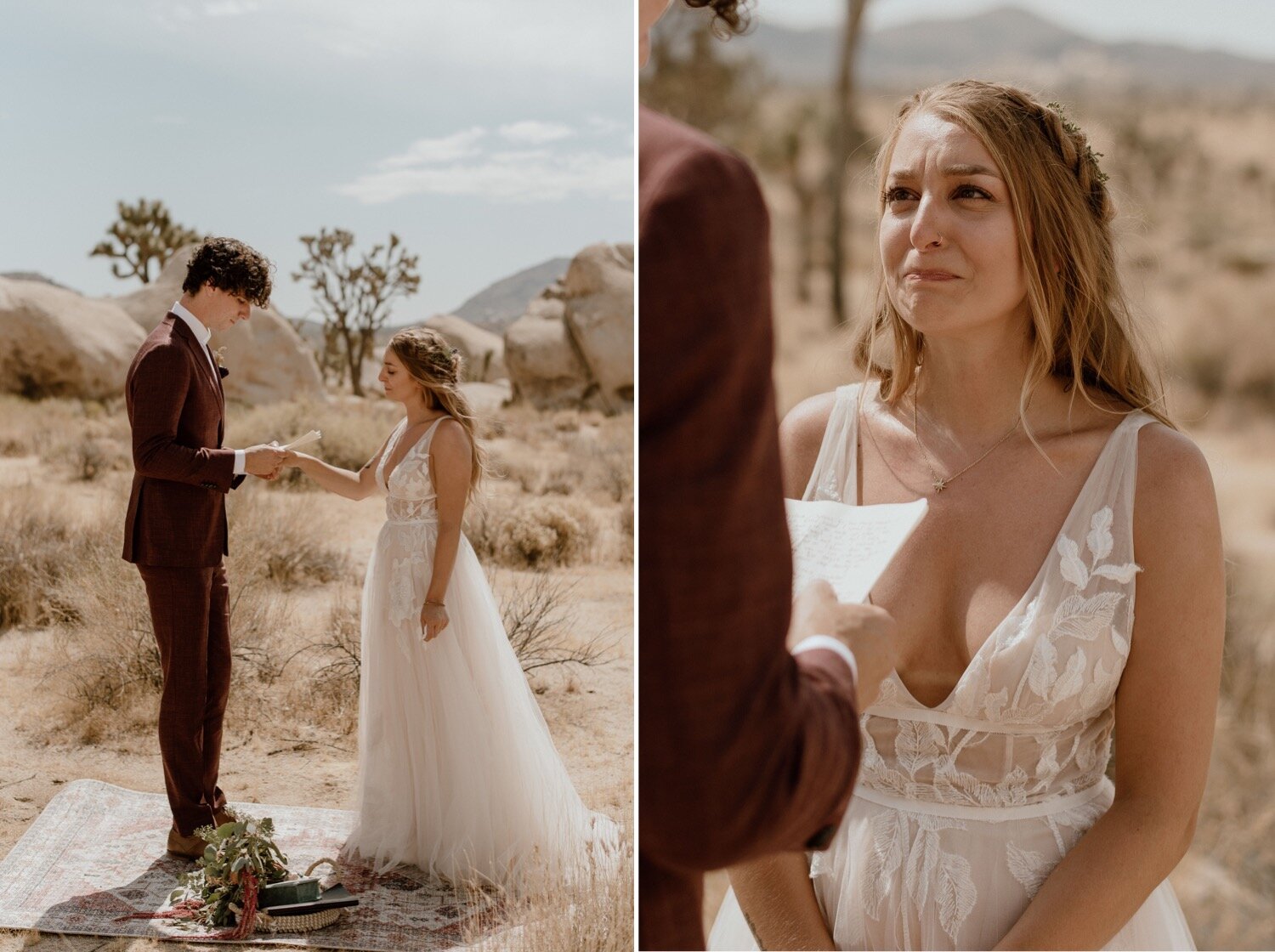 Hannah and Justin's Boho Joshua Tree National Park Elopement | PNW Wedding Photographer