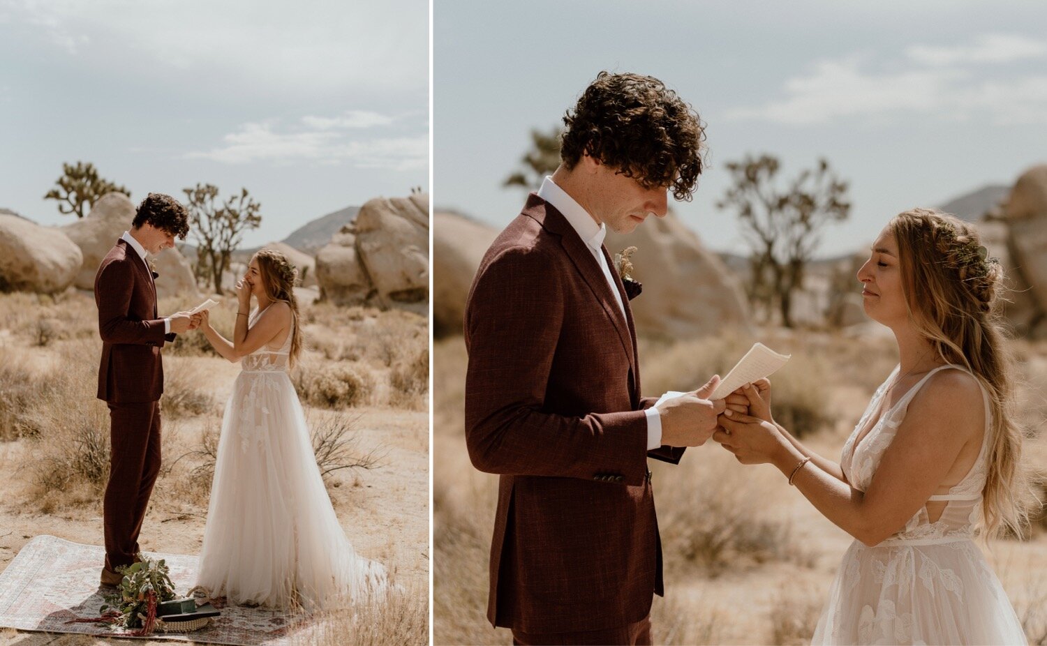 Hannah and Justin's Boho Joshua Tree National Park Elopement | PNW Wedding Photographer